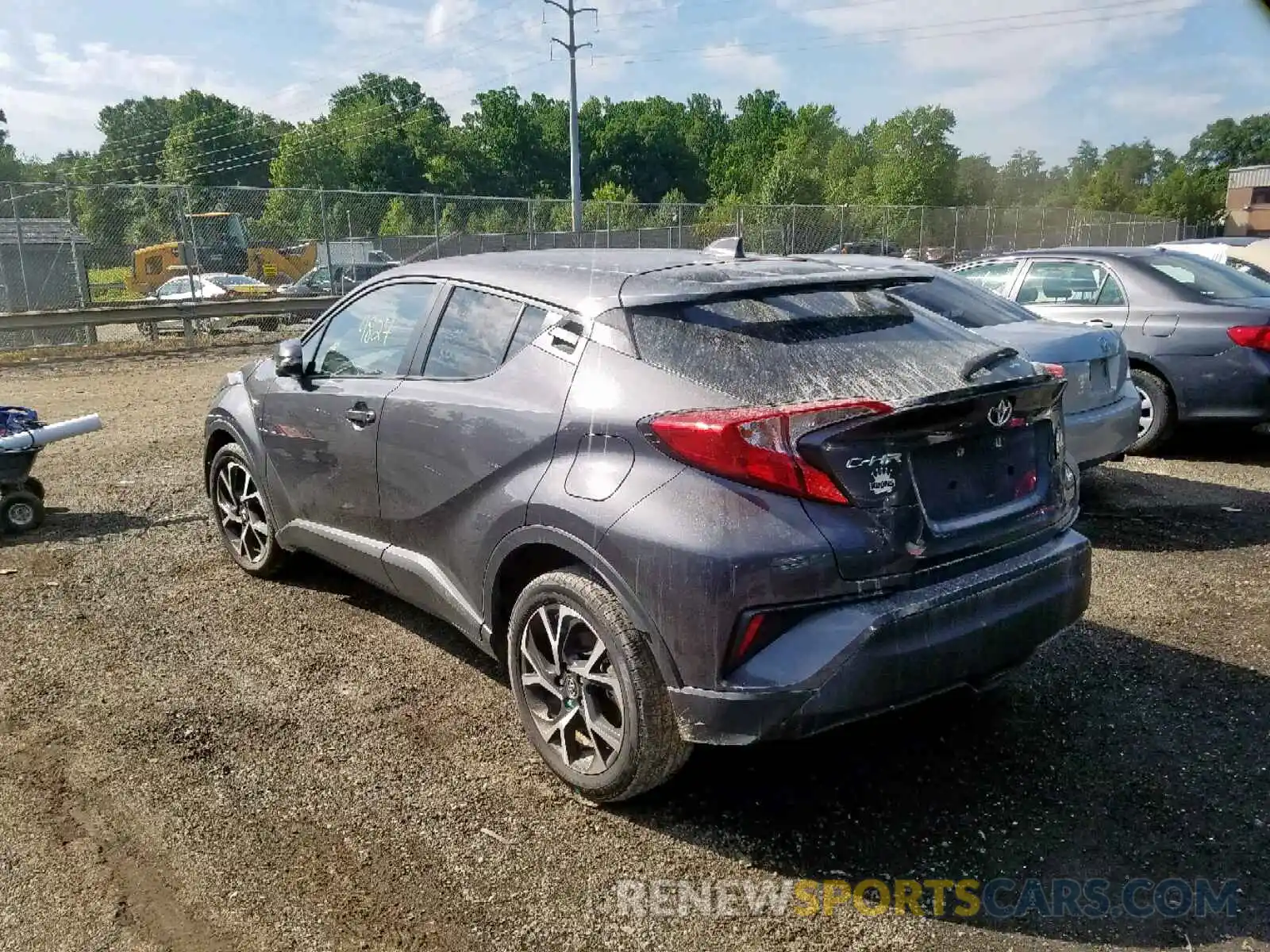 3 Photograph of a damaged car NMTKHMBX7KR073626 TOYOTA C-HR XLE 2019