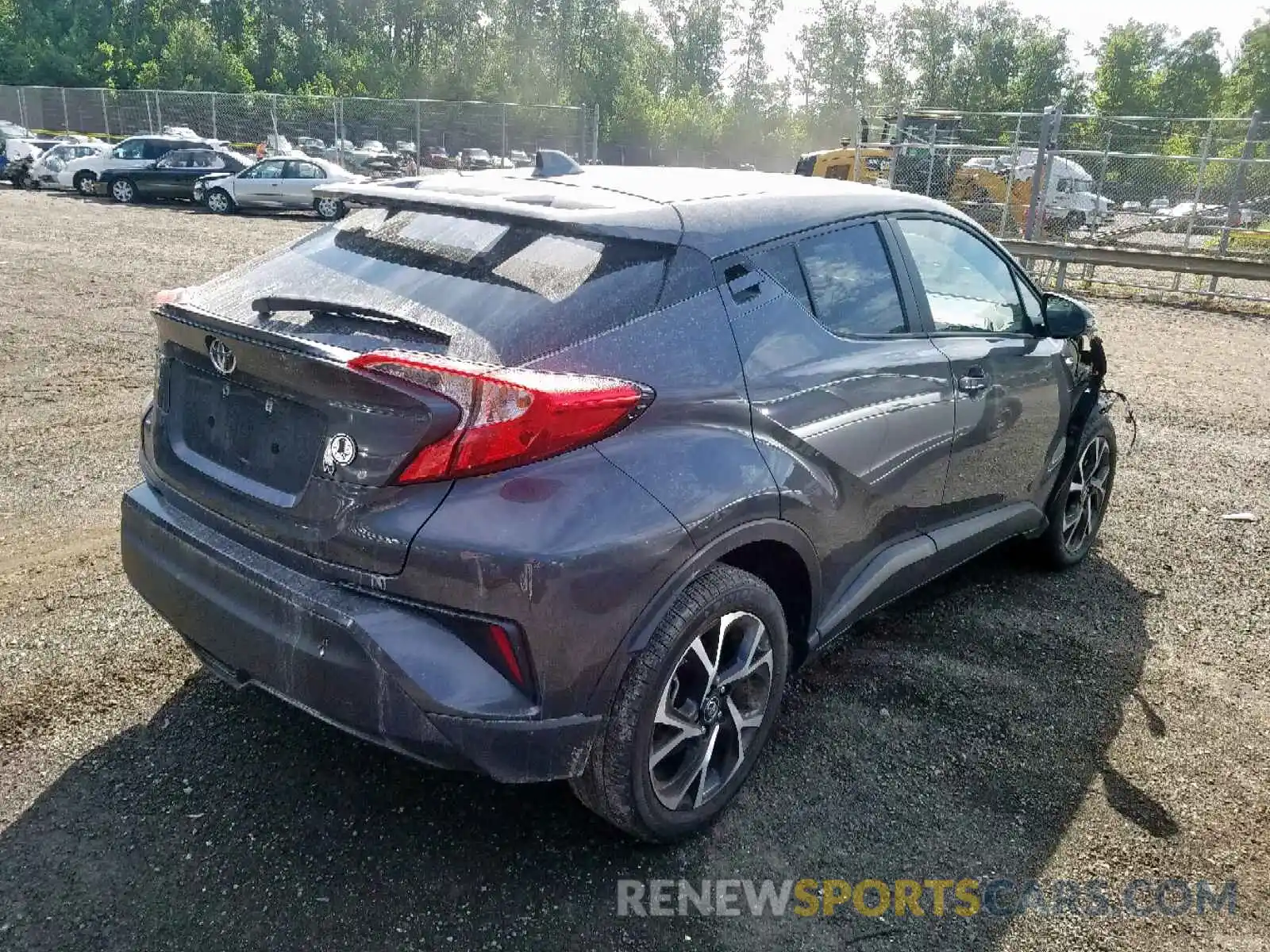 4 Photograph of a damaged car NMTKHMBX7KR073626 TOYOTA C-HR XLE 2019