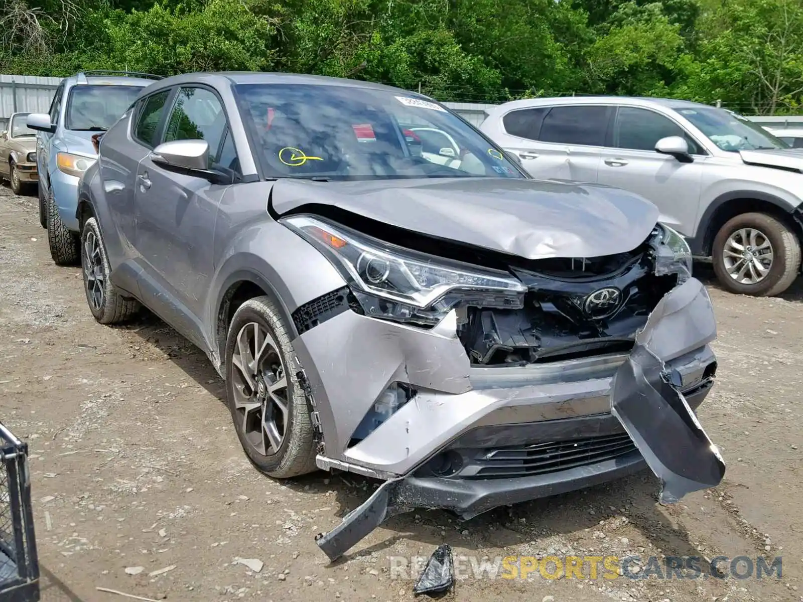 1 Photograph of a damaged car NMTKHMBX7KR086778 TOYOTA C-HR XLE 2019