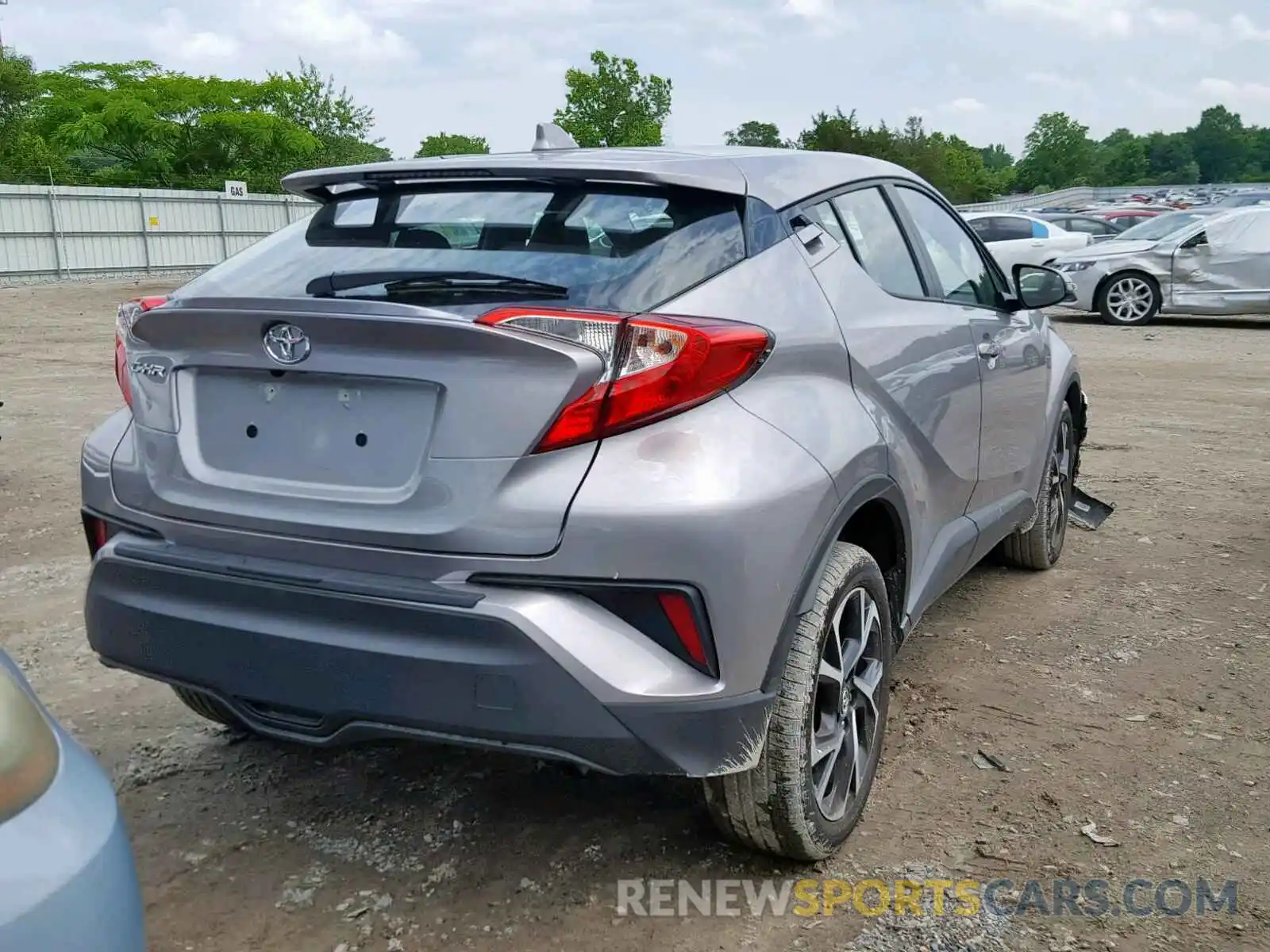 4 Photograph of a damaged car NMTKHMBX7KR086778 TOYOTA C-HR XLE 2019