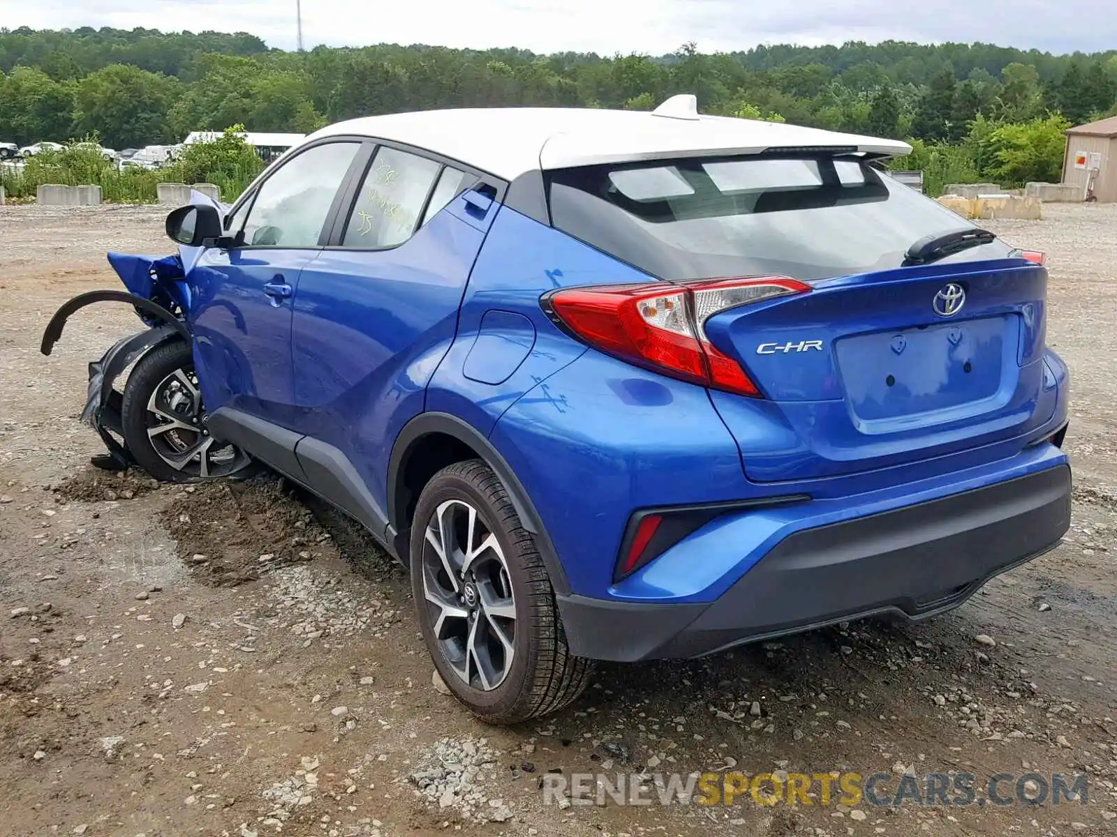 3 Photograph of a damaged car NMTKHMBX9KR084143 TOYOTA C-HR XLE 2019