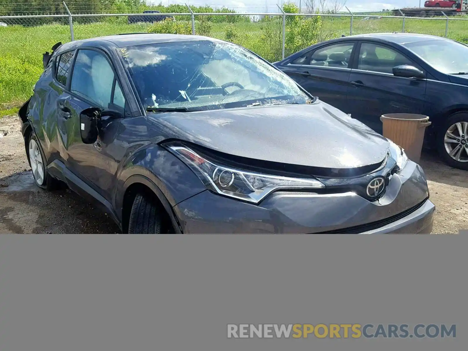 1 Photograph of a damaged car NMTKHMBXXKR073877 TOYOTA C-HR XLE 2019