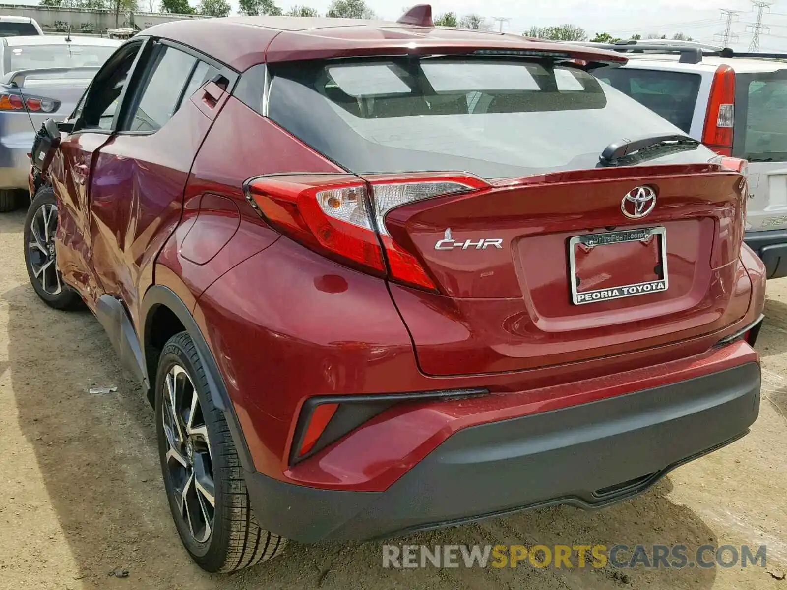 3 Photograph of a damaged car NMTKHMBXXKR084040 TOYOTA C-HR XLE 2019