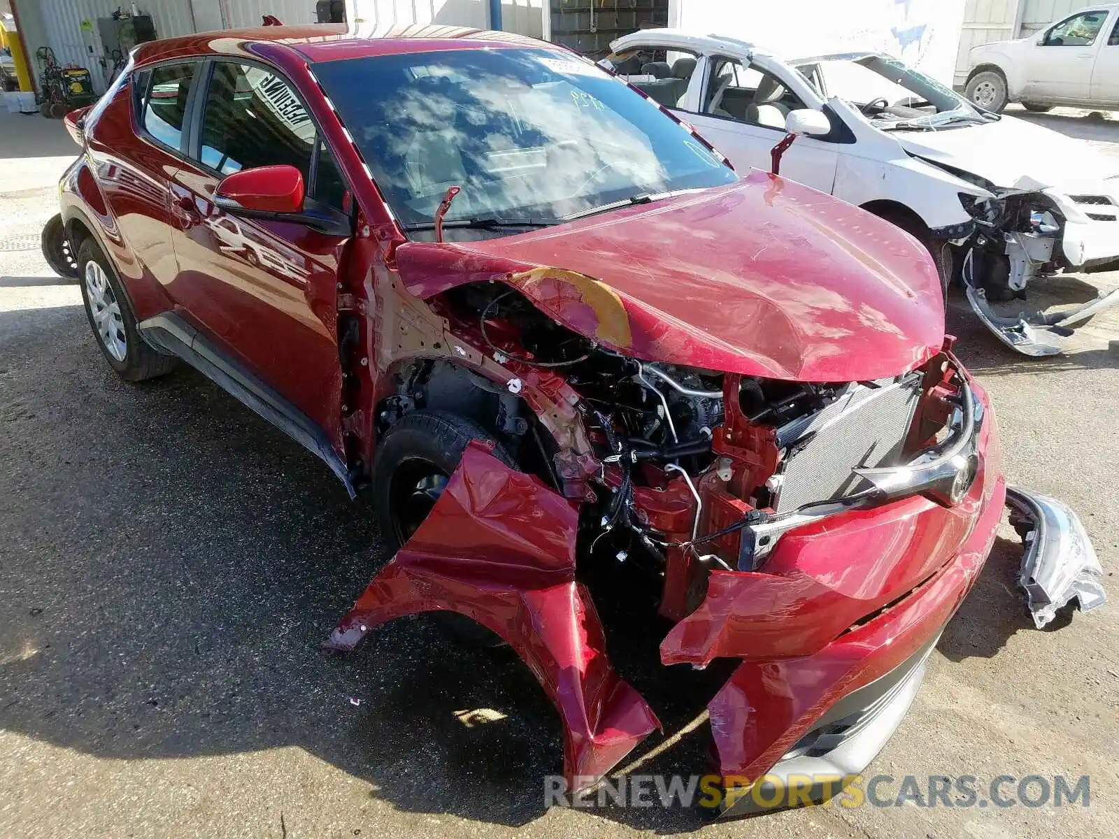 1 Photograph of a damaged car NMTKHMBXXKR093238 TOYOTA C-HR XLE 2019