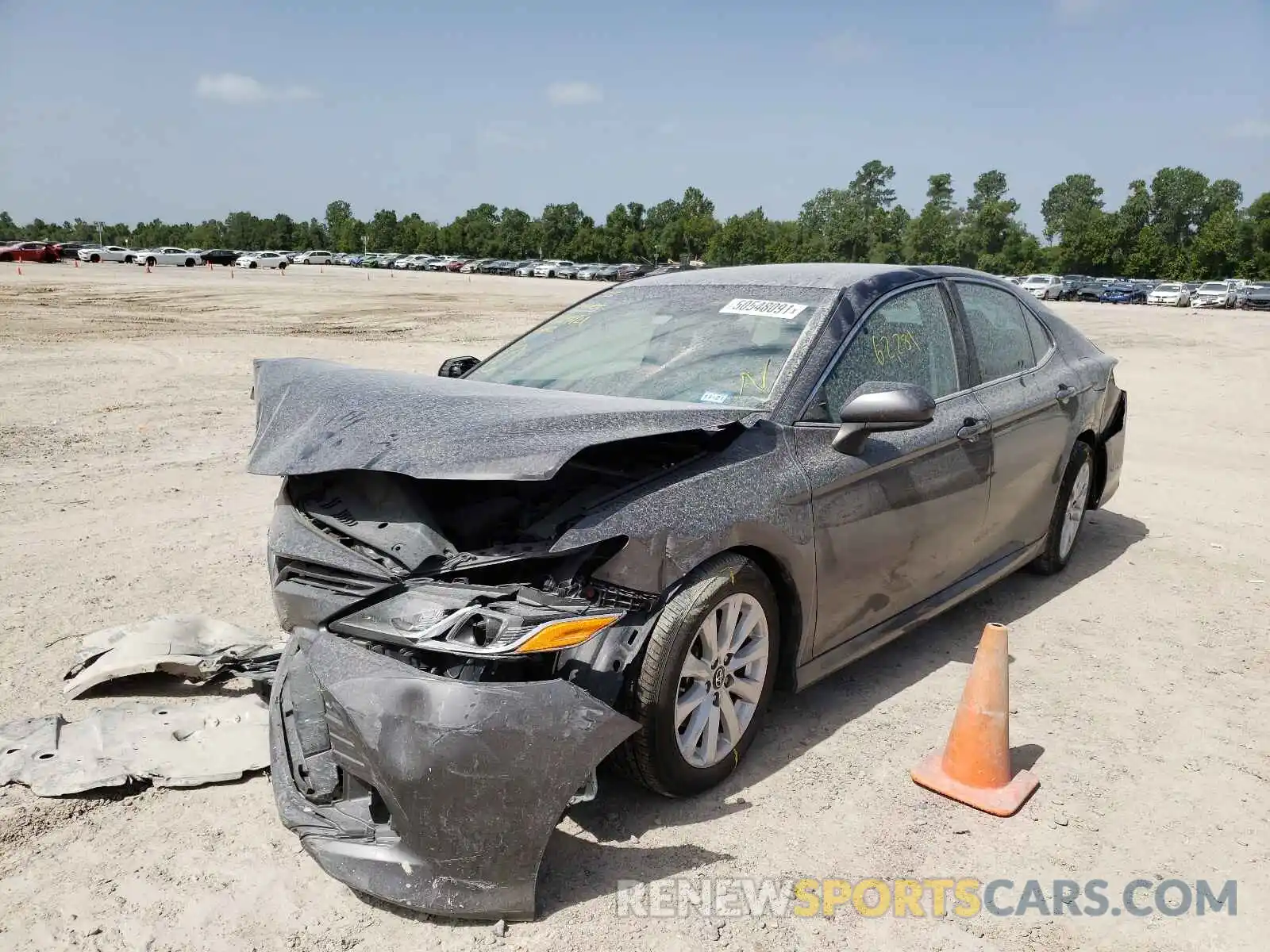 2 Photograph of a damaged car 4T1B11HK0KU162378 TOYOTA CAMRY 2019