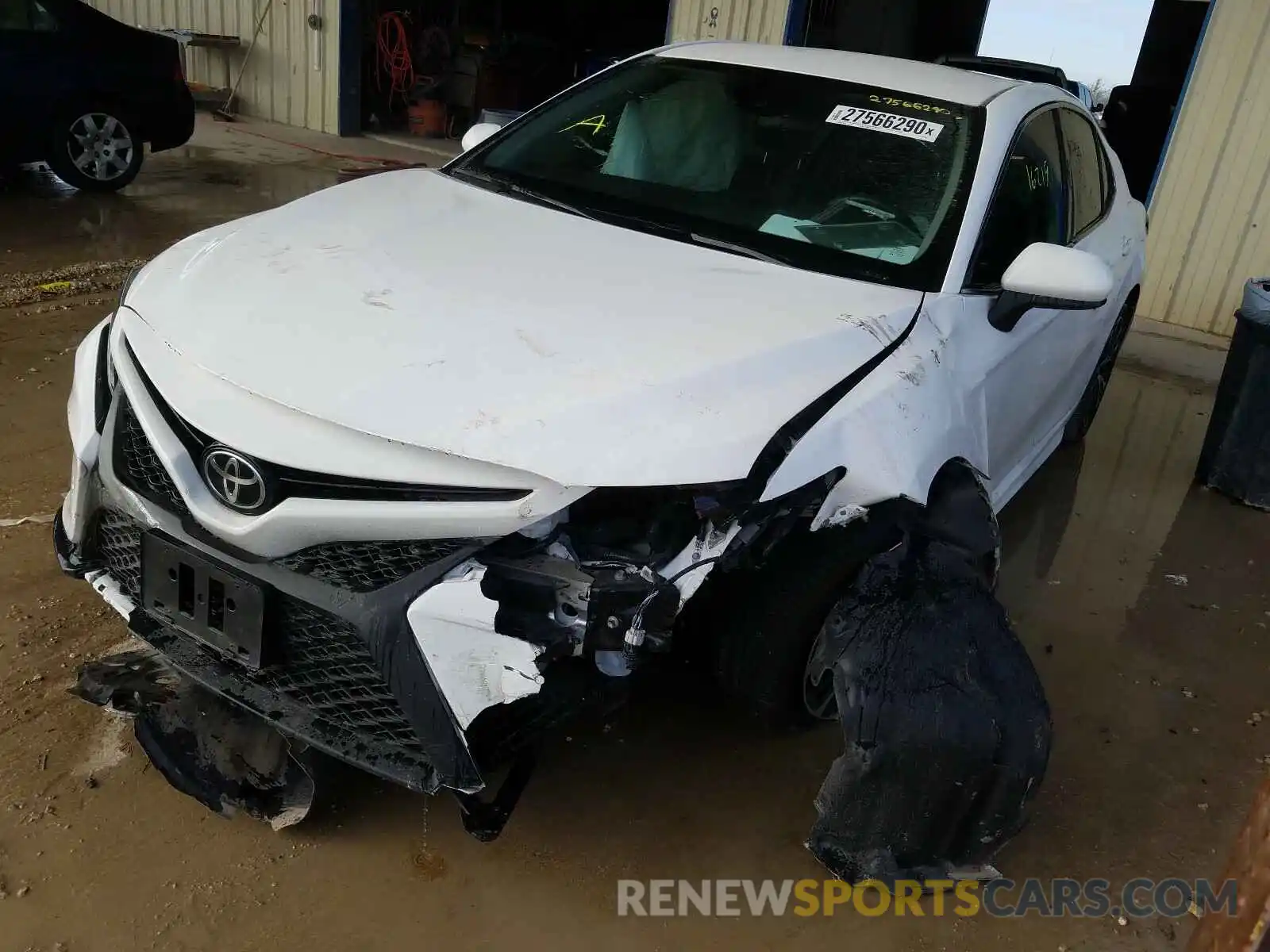 2 Photograph of a damaged car 4T1B11HK0KU162591 TOYOTA CAMRY 2019