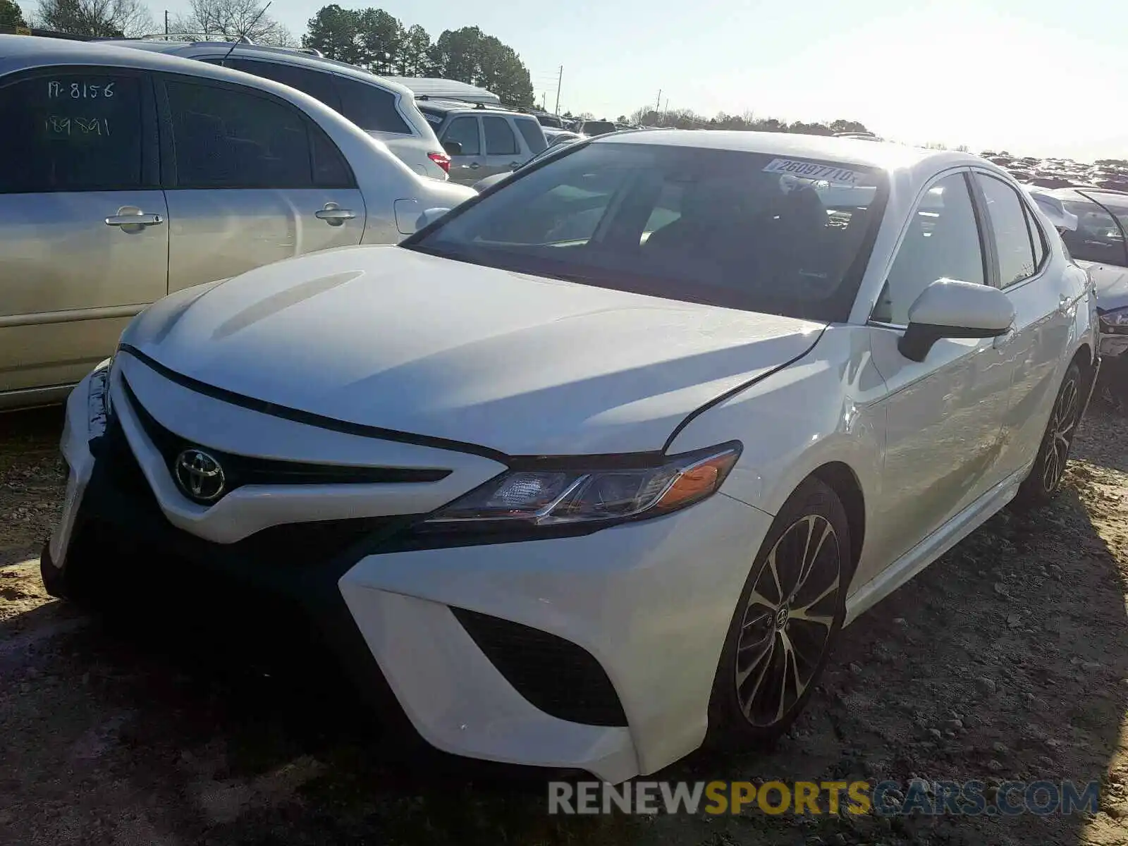 2 Photograph of a damaged car 4T1B11HK0KU164745 TOYOTA CAMRY 2019