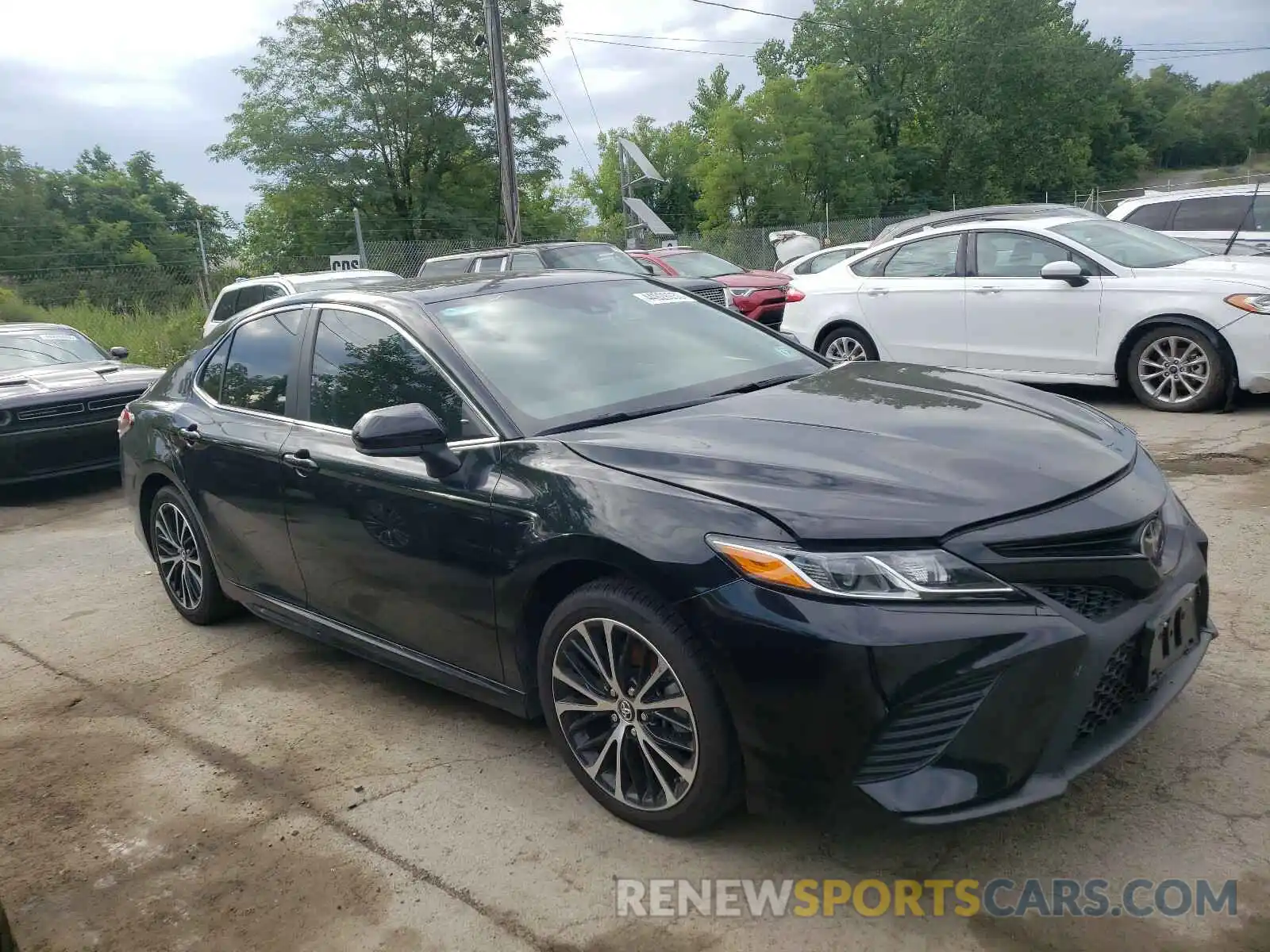 1 Photograph of a damaged car 4T1B11HK0KU164924 TOYOTA CAMRY 2019