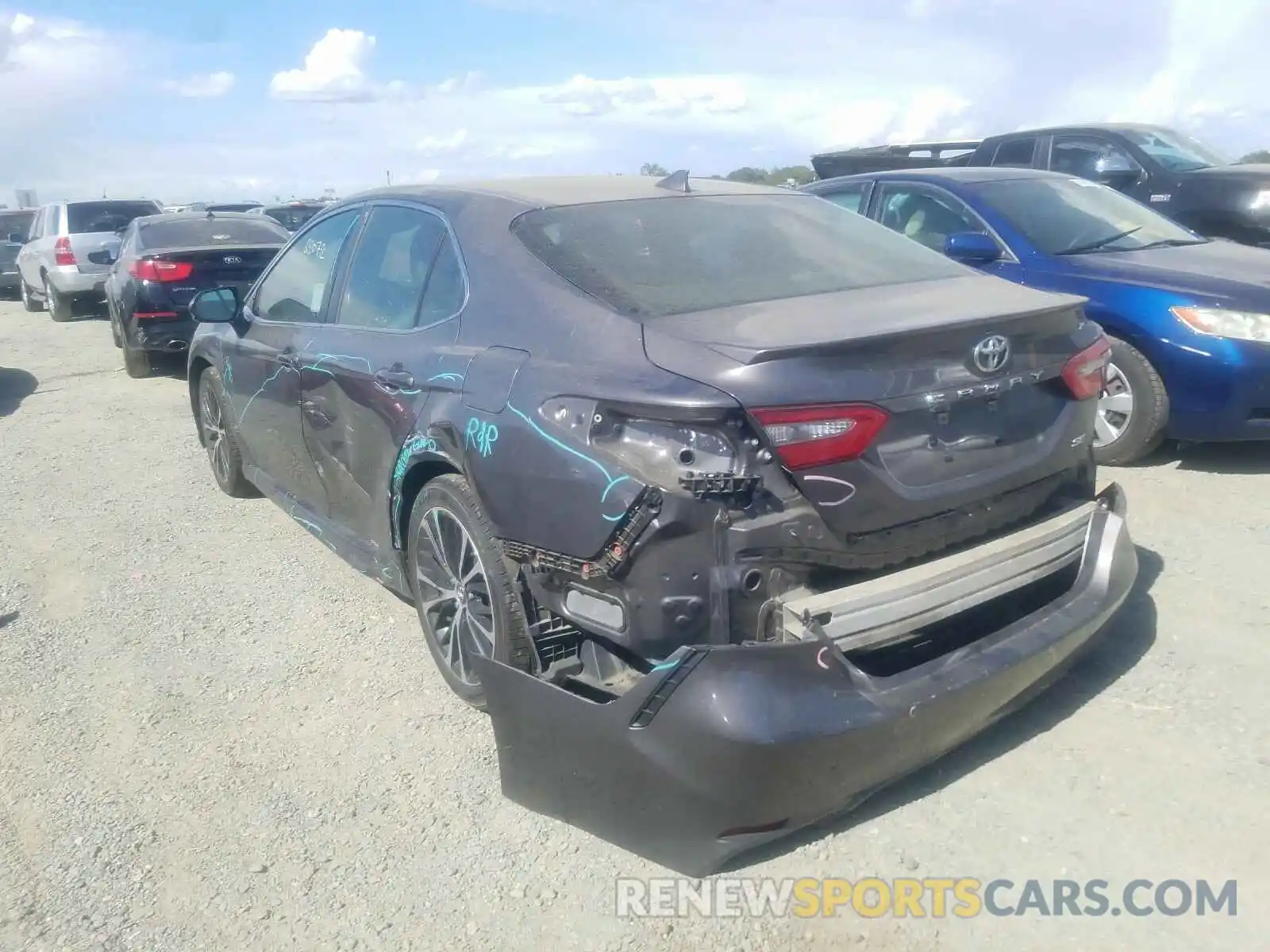 3 Photograph of a damaged car 4T1B11HK0KU166253 TOYOTA CAMRY 2019