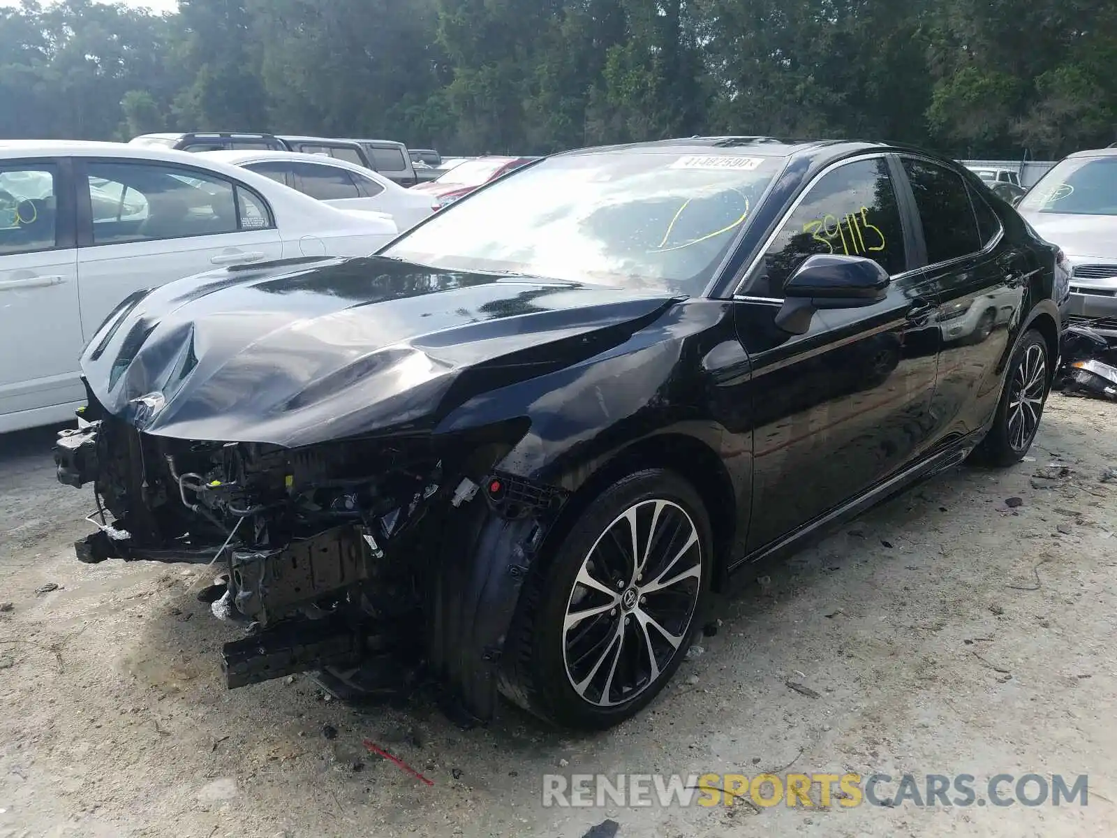 2 Photograph of a damaged car 4T1B11HK0KU167693 TOYOTA CAMRY 2019