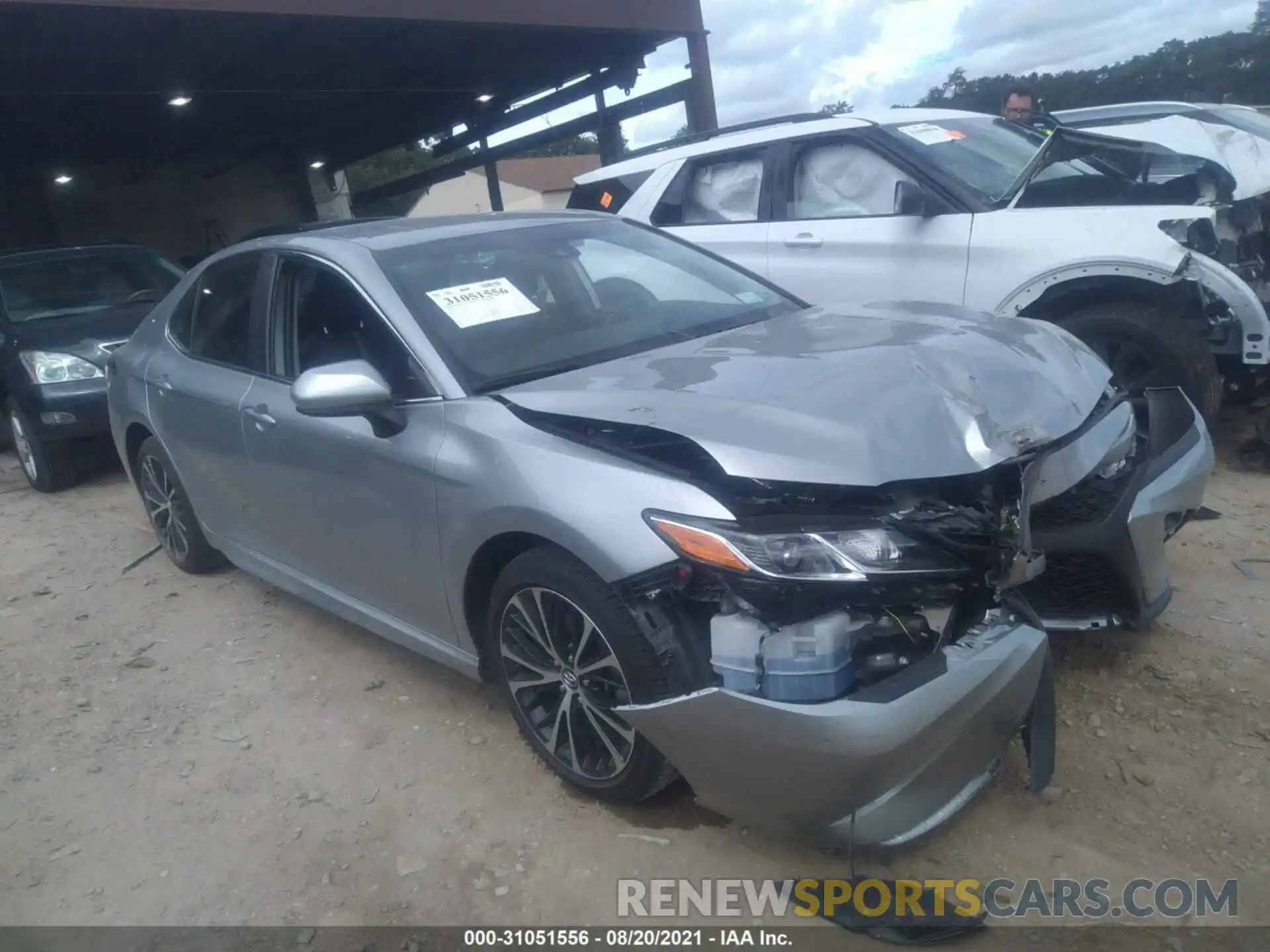 1 Photograph of a damaged car 4T1B11HK0KU168665 TOYOTA CAMRY 2019