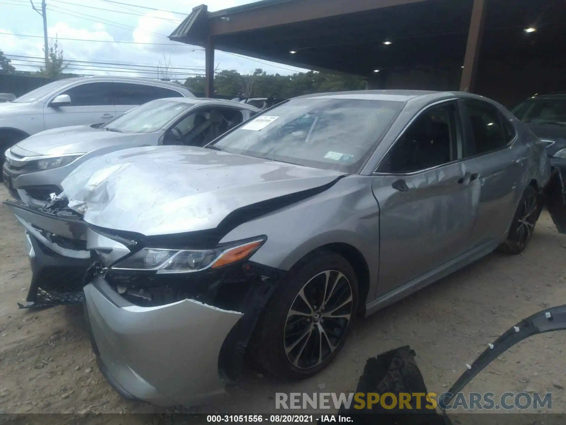 2 Photograph of a damaged car 4T1B11HK0KU168665 TOYOTA CAMRY 2019