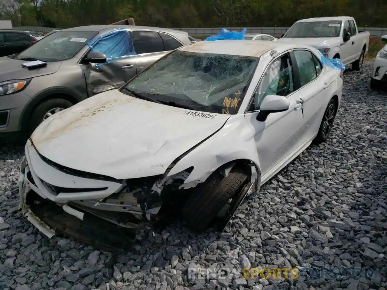 2 Photograph of a damaged car 4T1B11HK0KU169296 TOYOTA CAMRY 2019