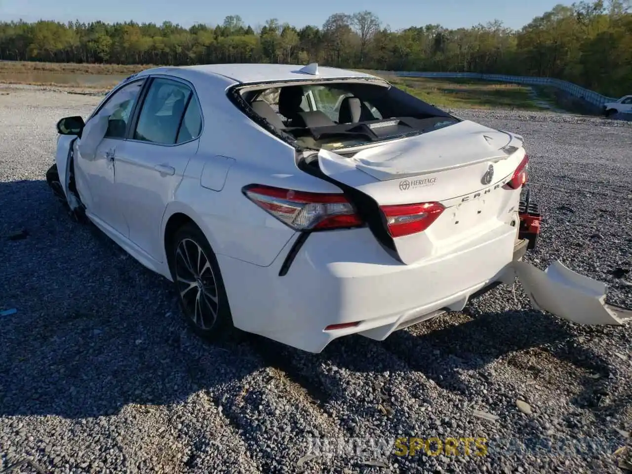 3 Photograph of a damaged car 4T1B11HK0KU169296 TOYOTA CAMRY 2019