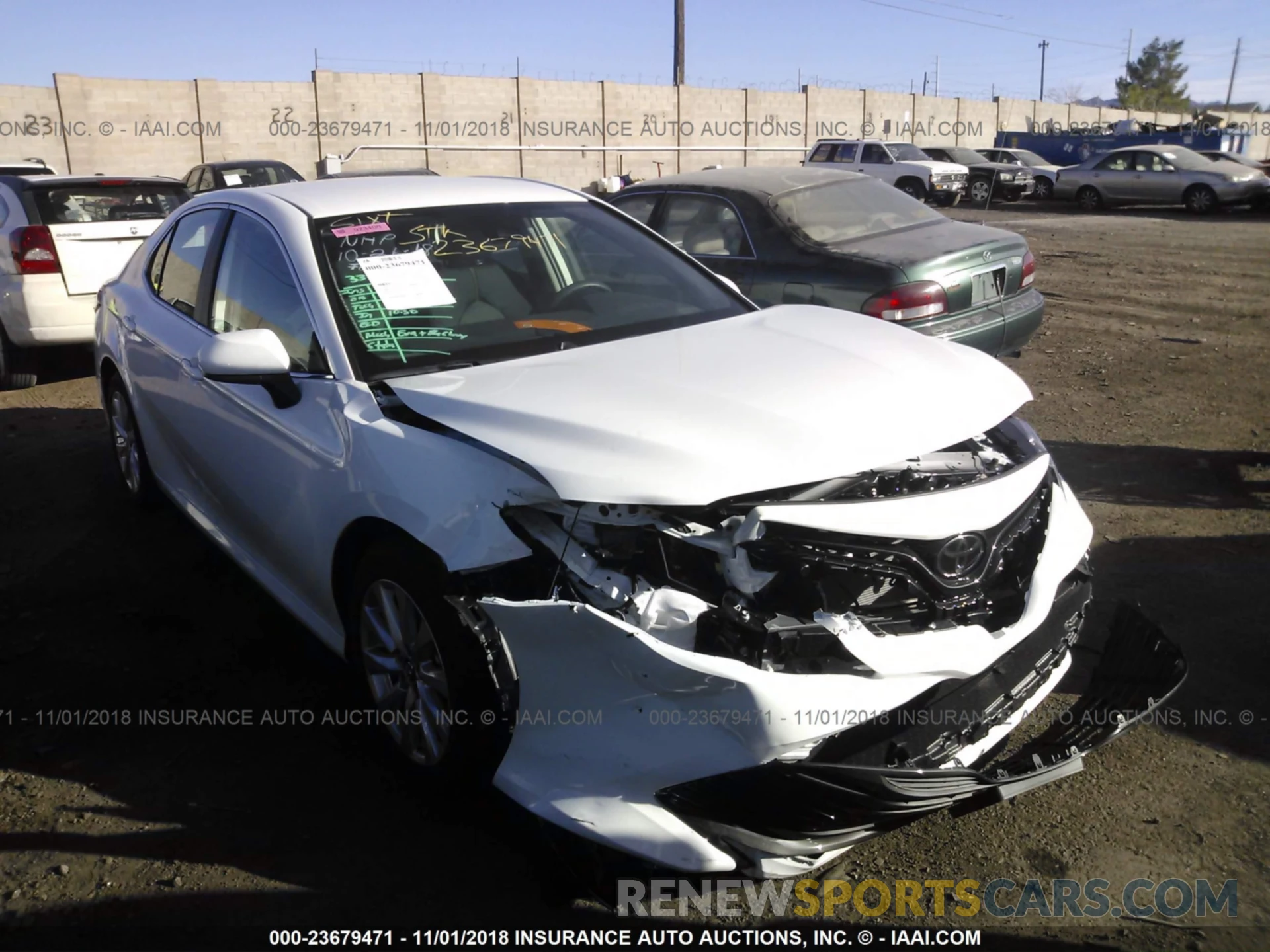 1 Photograph of a damaged car 4T1B11HK0KU170058 Toyota Camry 2019