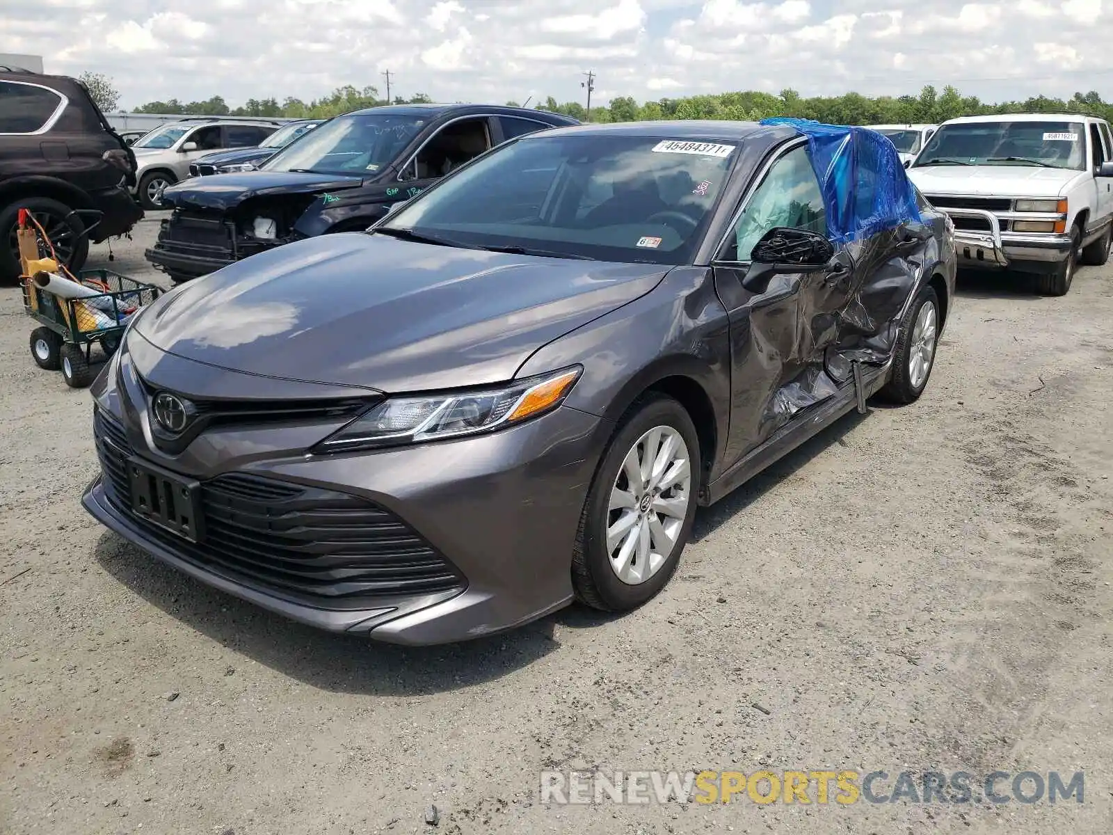 2 Photograph of a damaged car 4T1B11HK0KU170450 TOYOTA CAMRY 2019