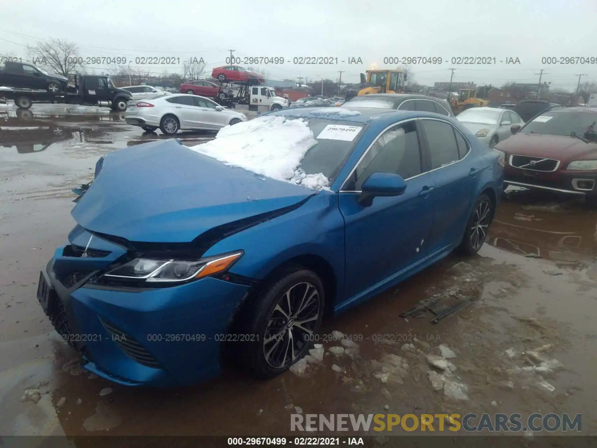 2 Photograph of a damaged car 4T1B11HK0KU170545 TOYOTA CAMRY 2019