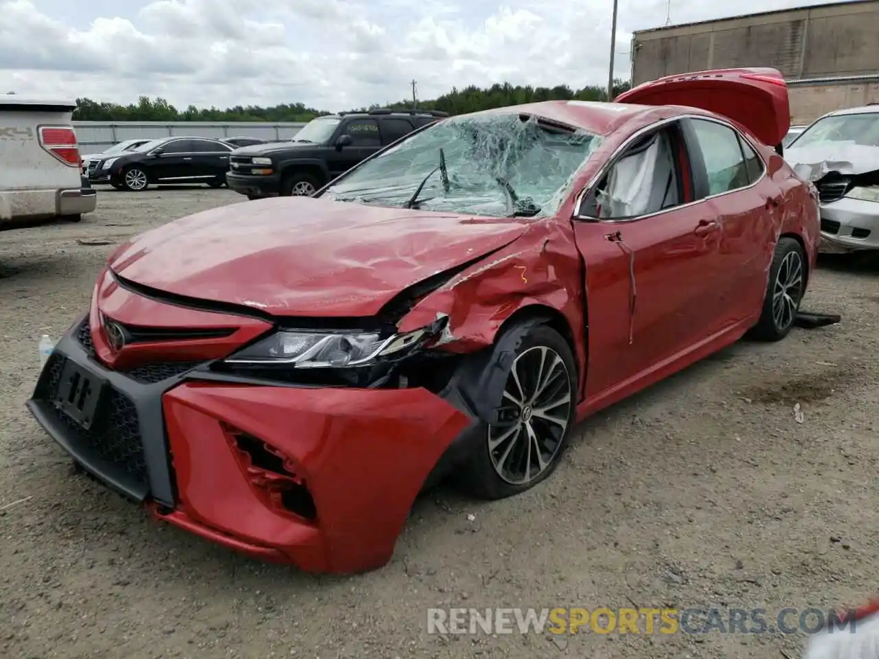 2 Photograph of a damaged car 4T1B11HK0KU171873 TOYOTA CAMRY 2019