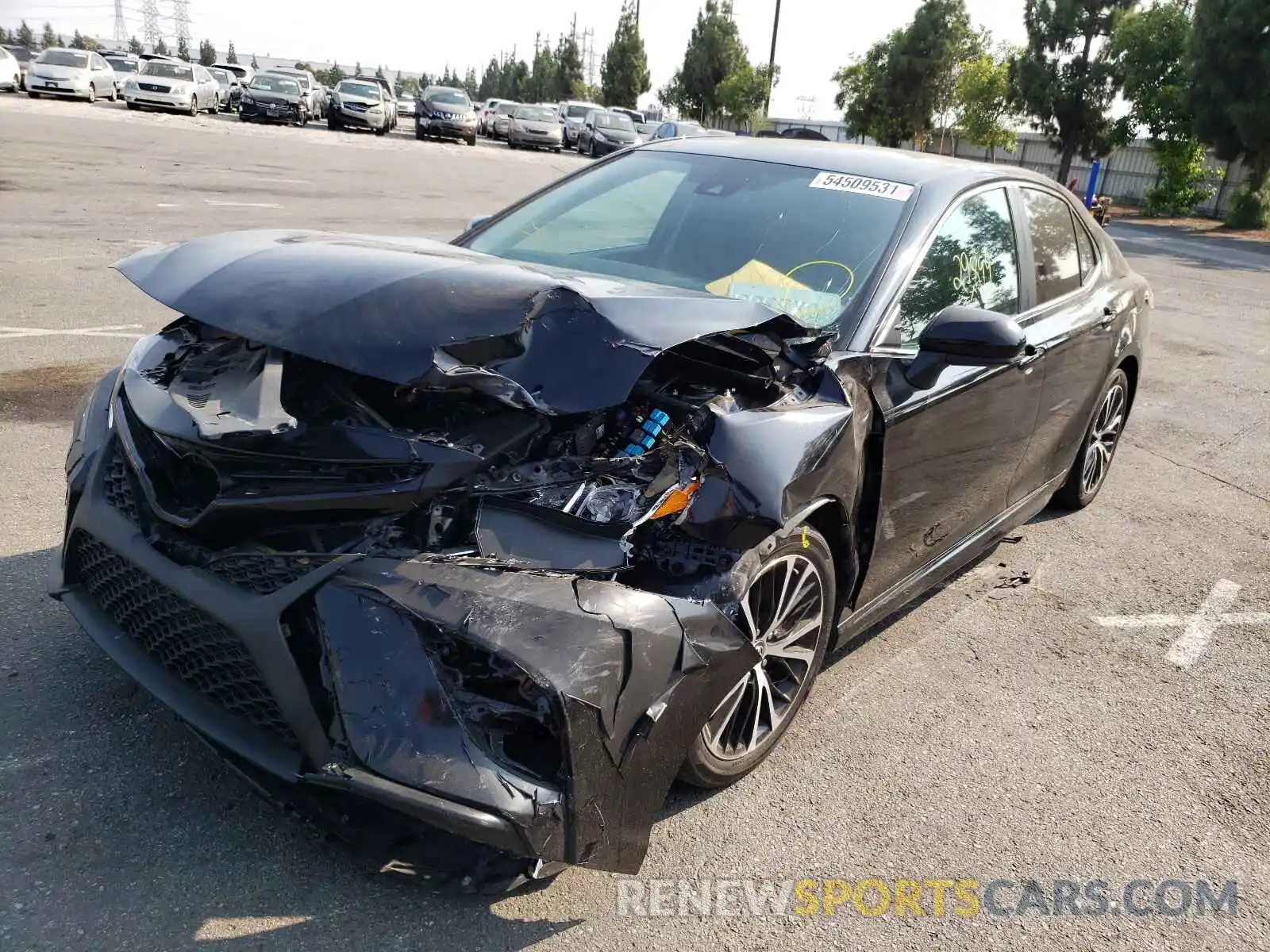 2 Photograph of a damaged car 4T1B11HK0KU174742 TOYOTA CAMRY 2019