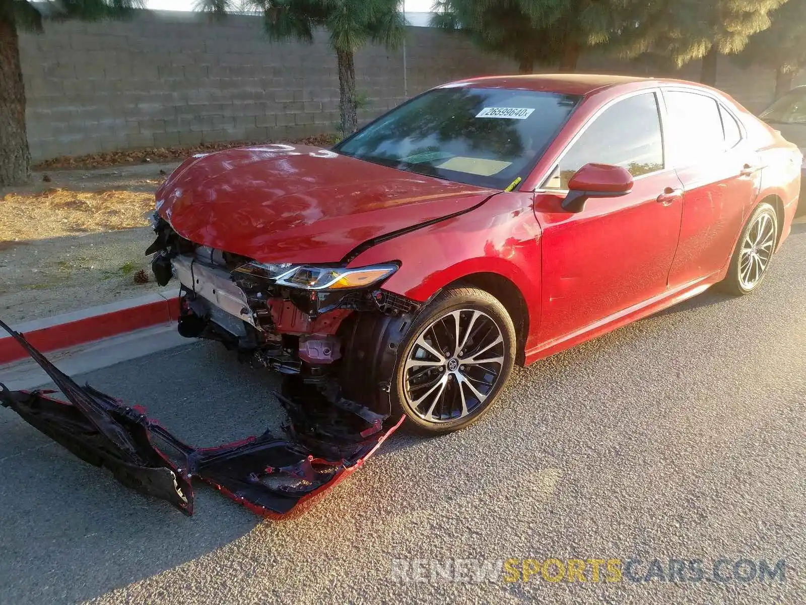 2 Photograph of a damaged car 4T1B11HK0KU174921 TOYOTA CAMRY 2019