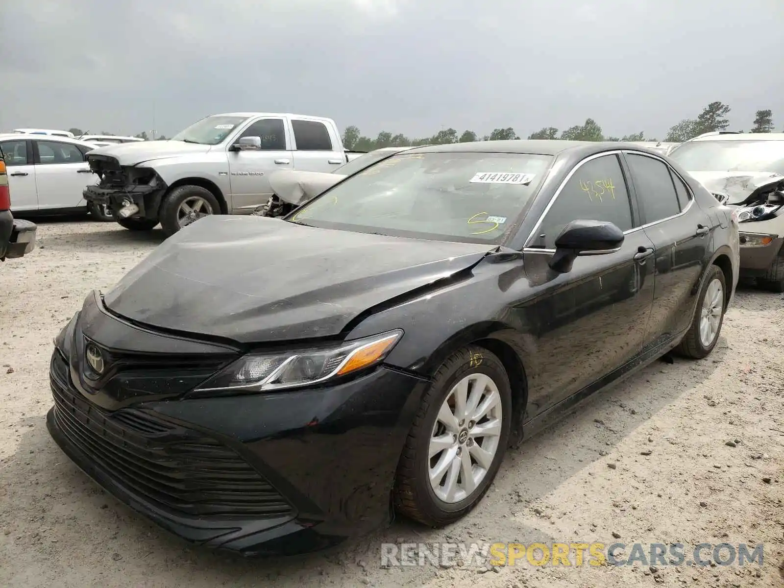 2 Photograph of a damaged car 4T1B11HK0KU176832 TOYOTA CAMRY 2019