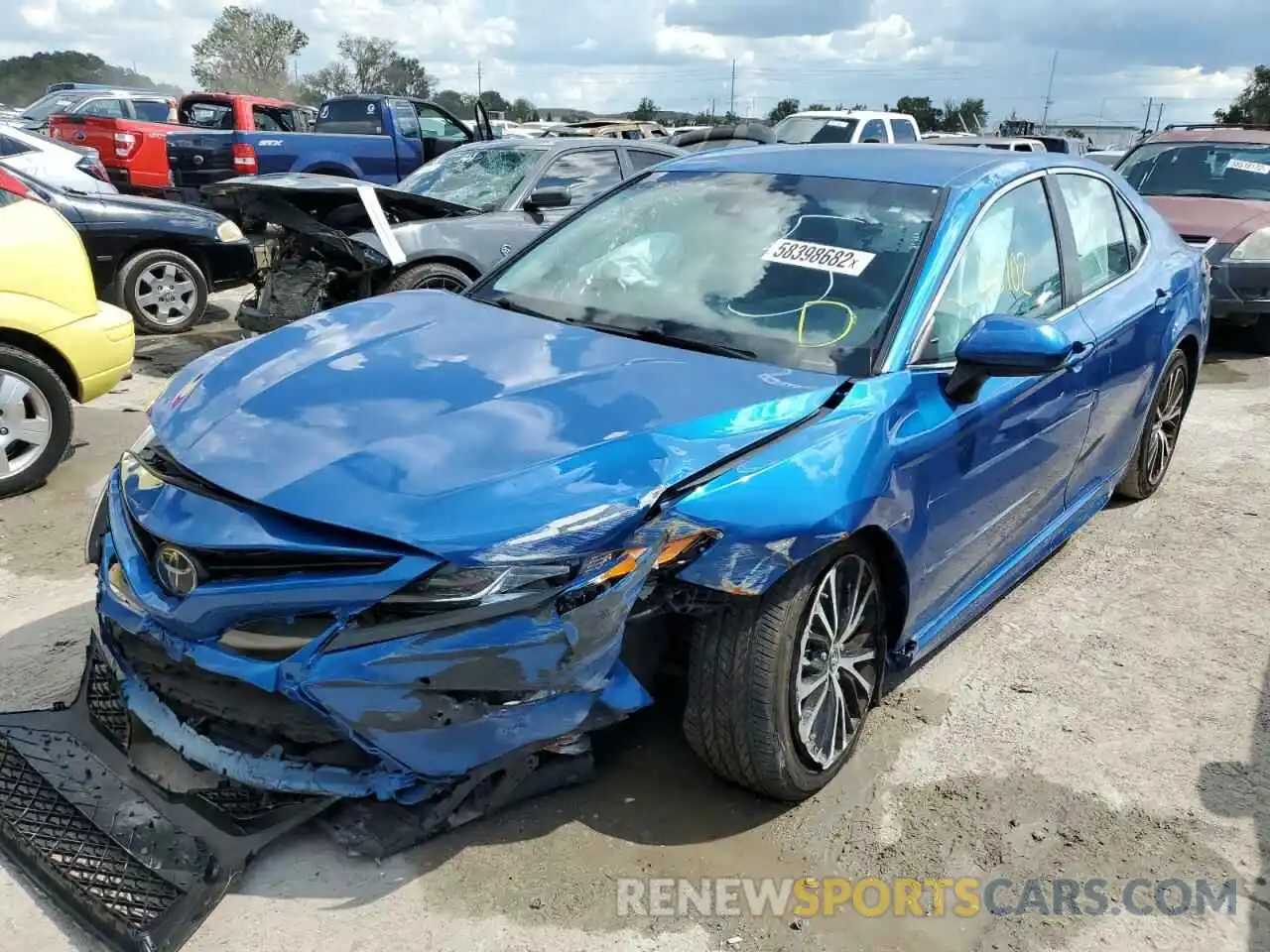 2 Photograph of a damaged car 4T1B11HK0KU177365 TOYOTA CAMRY 2019