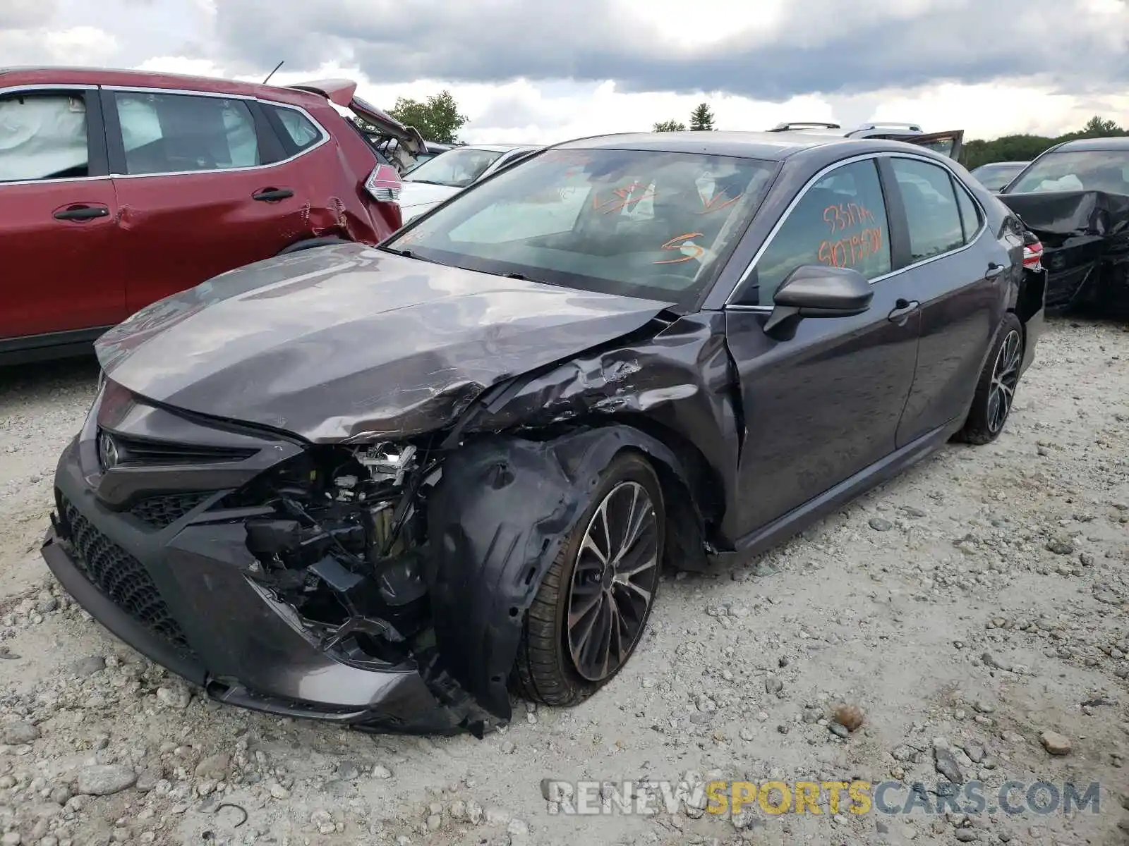 2 Photograph of a damaged car 4T1B11HK0KU178175 TOYOTA CAMRY 2019