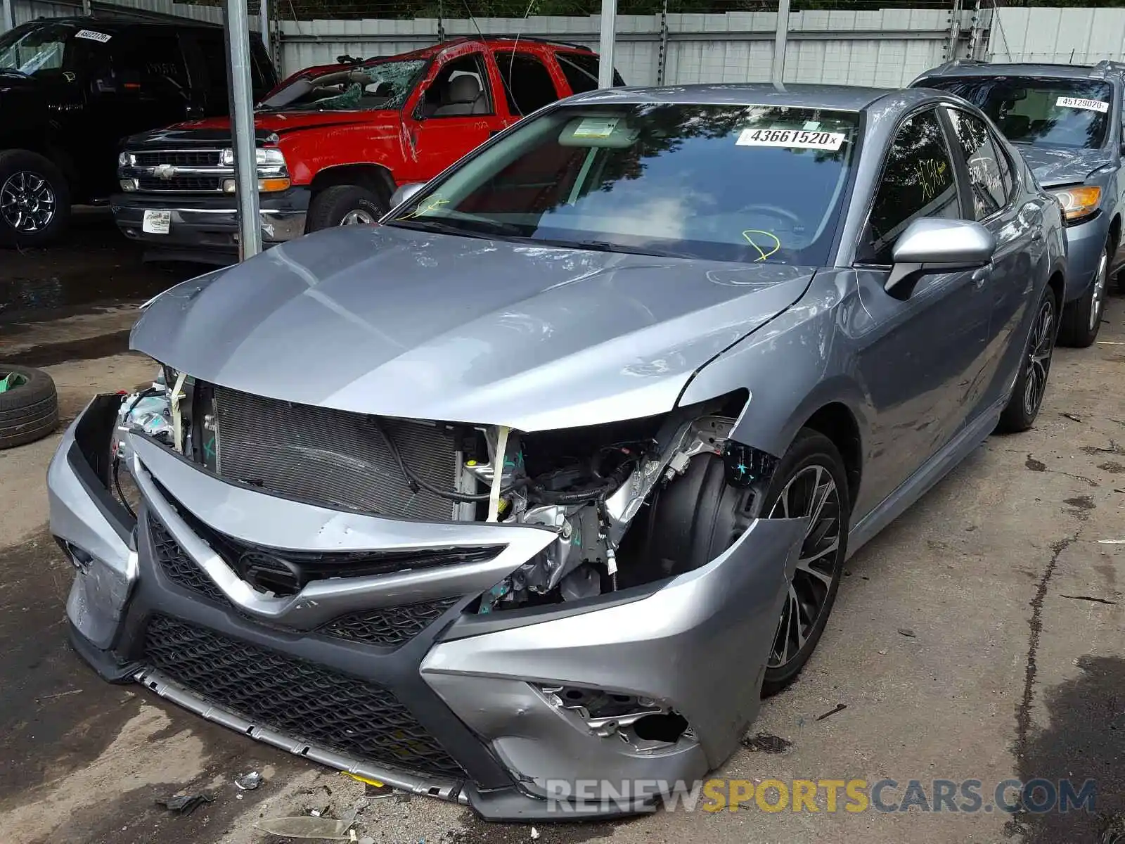 2 Photograph of a damaged car 4T1B11HK0KU178547 TOYOTA CAMRY 2019