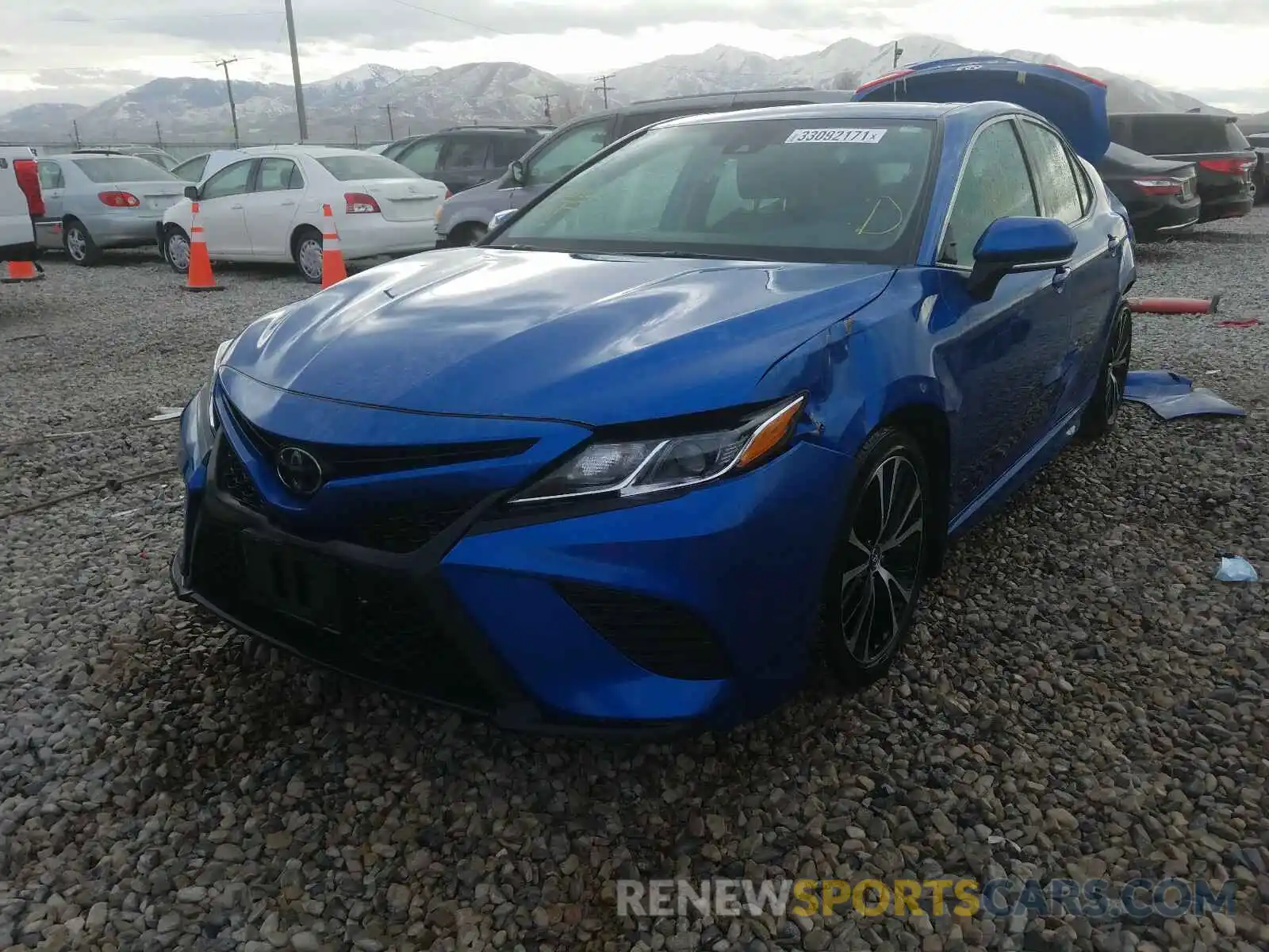 2 Photograph of a damaged car 4T1B11HK0KU178662 TOYOTA CAMRY 2019