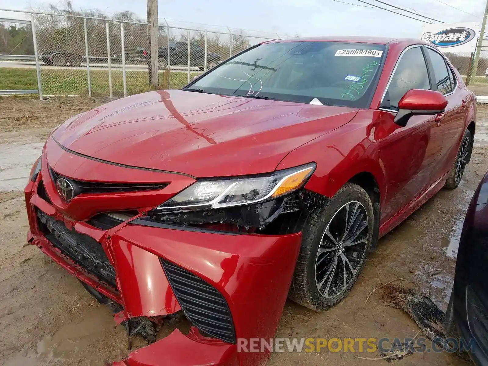 2 Photograph of a damaged car 4T1B11HK0KU183523 TOYOTA CAMRY 2019