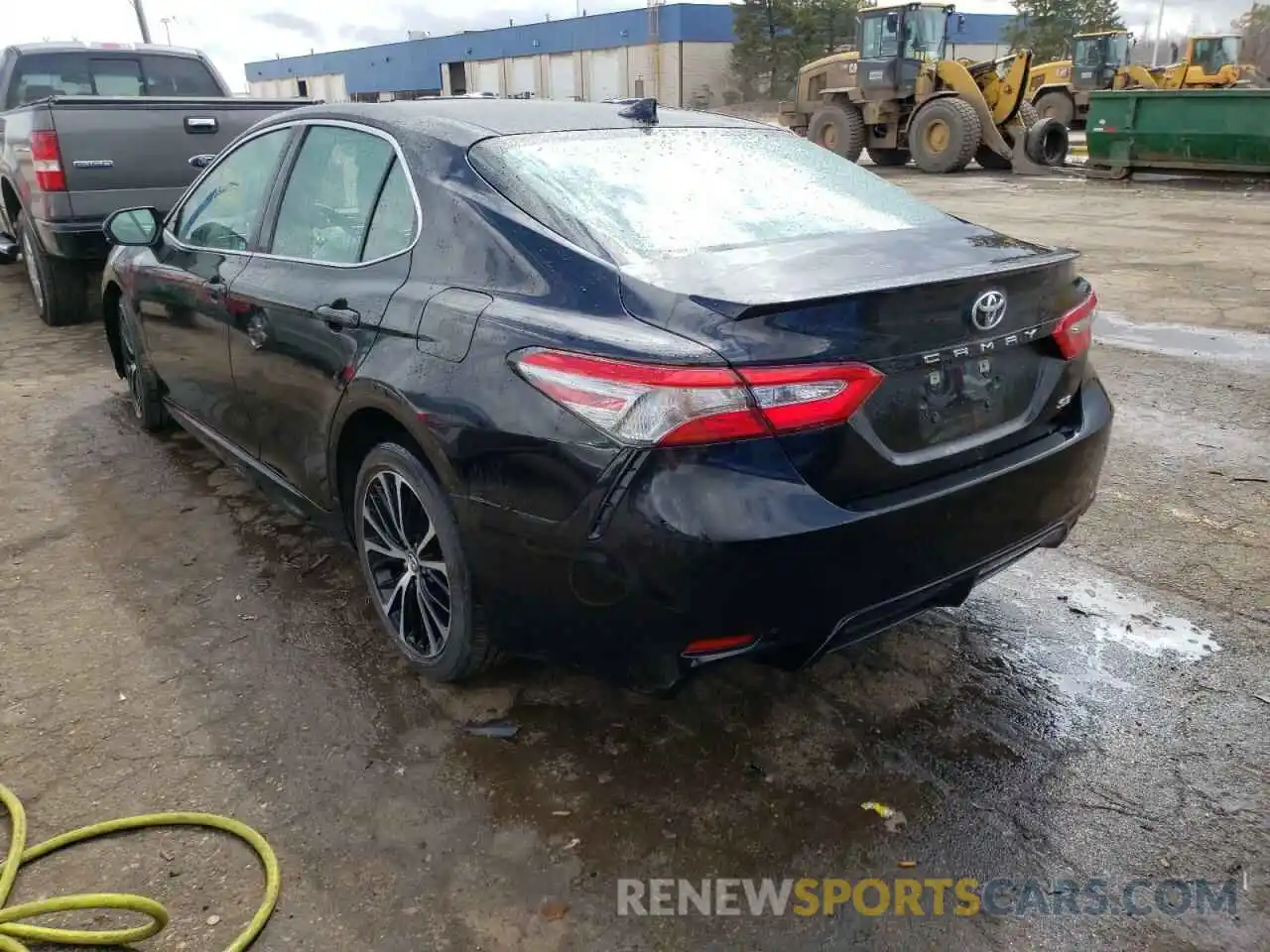 3 Photograph of a damaged car 4T1B11HK0KU184025 TOYOTA CAMRY 2019