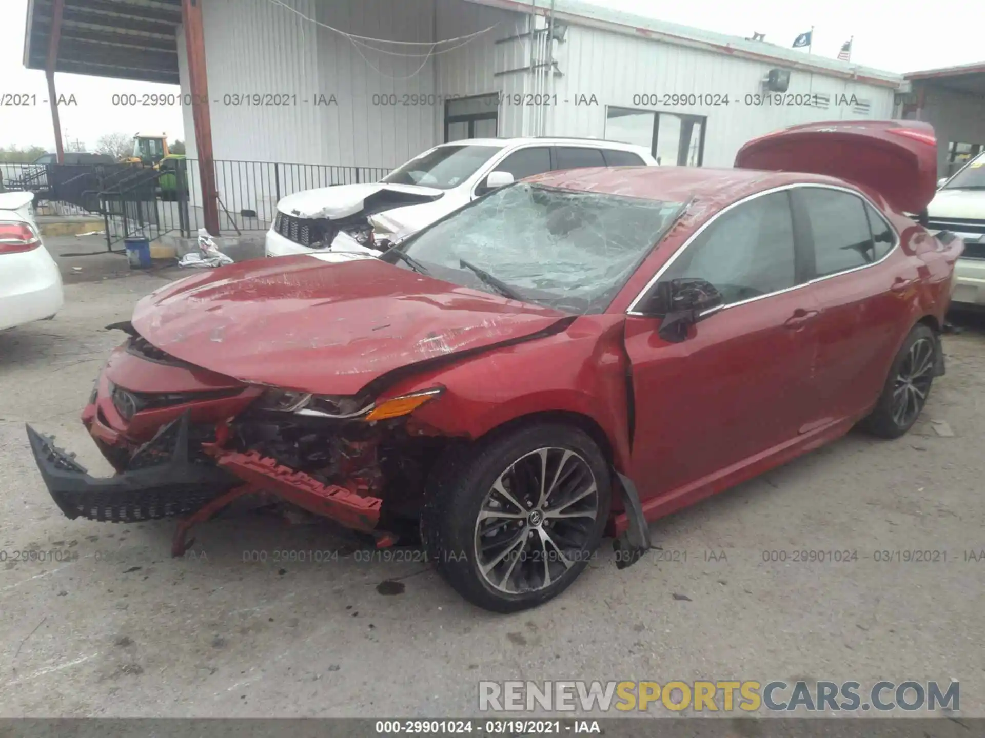 2 Photograph of a damaged car 4T1B11HK0KU184123 TOYOTA CAMRY 2019