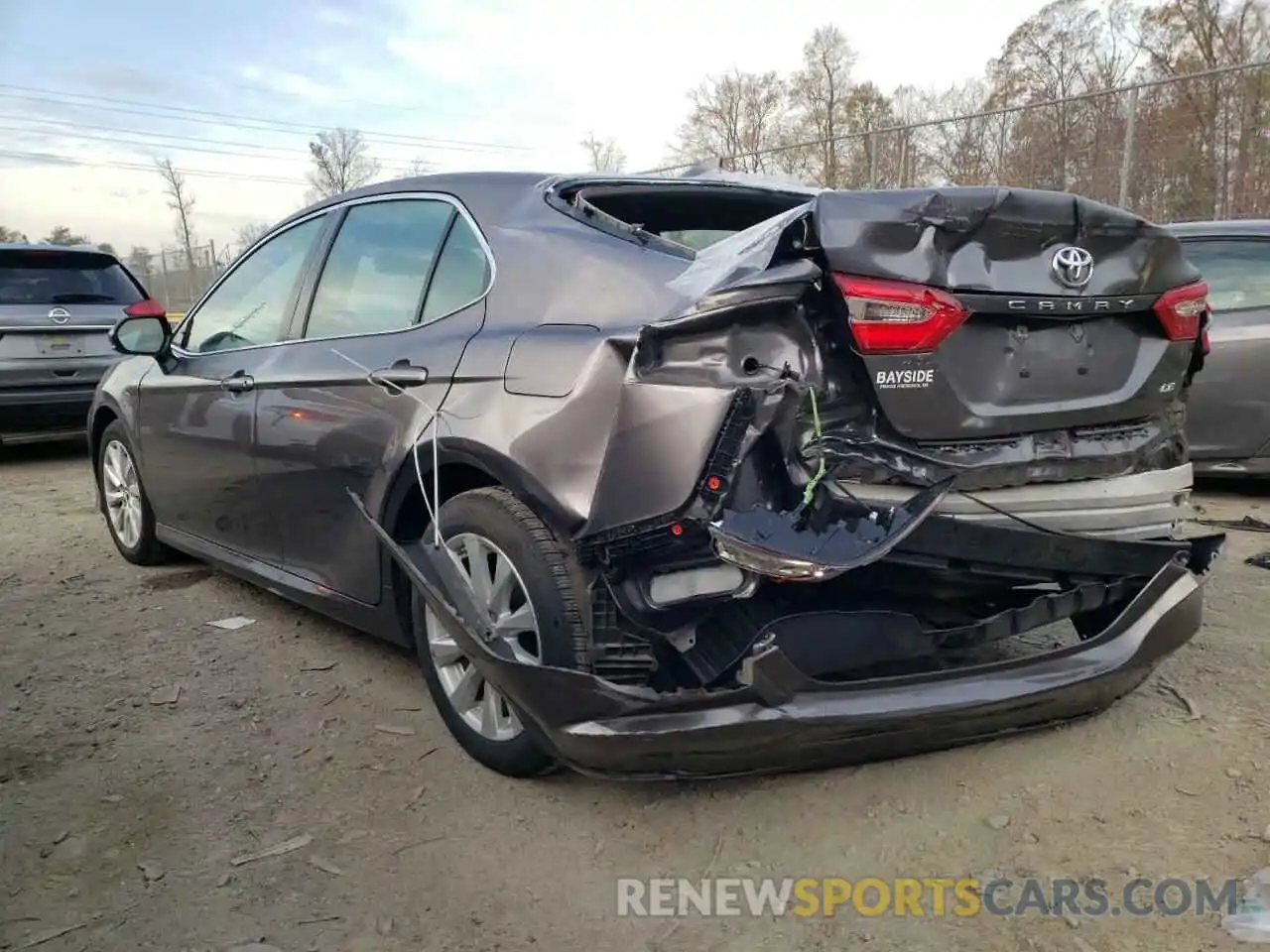 3 Photograph of a damaged car 4T1B11HK0KU186955 TOYOTA CAMRY 2019