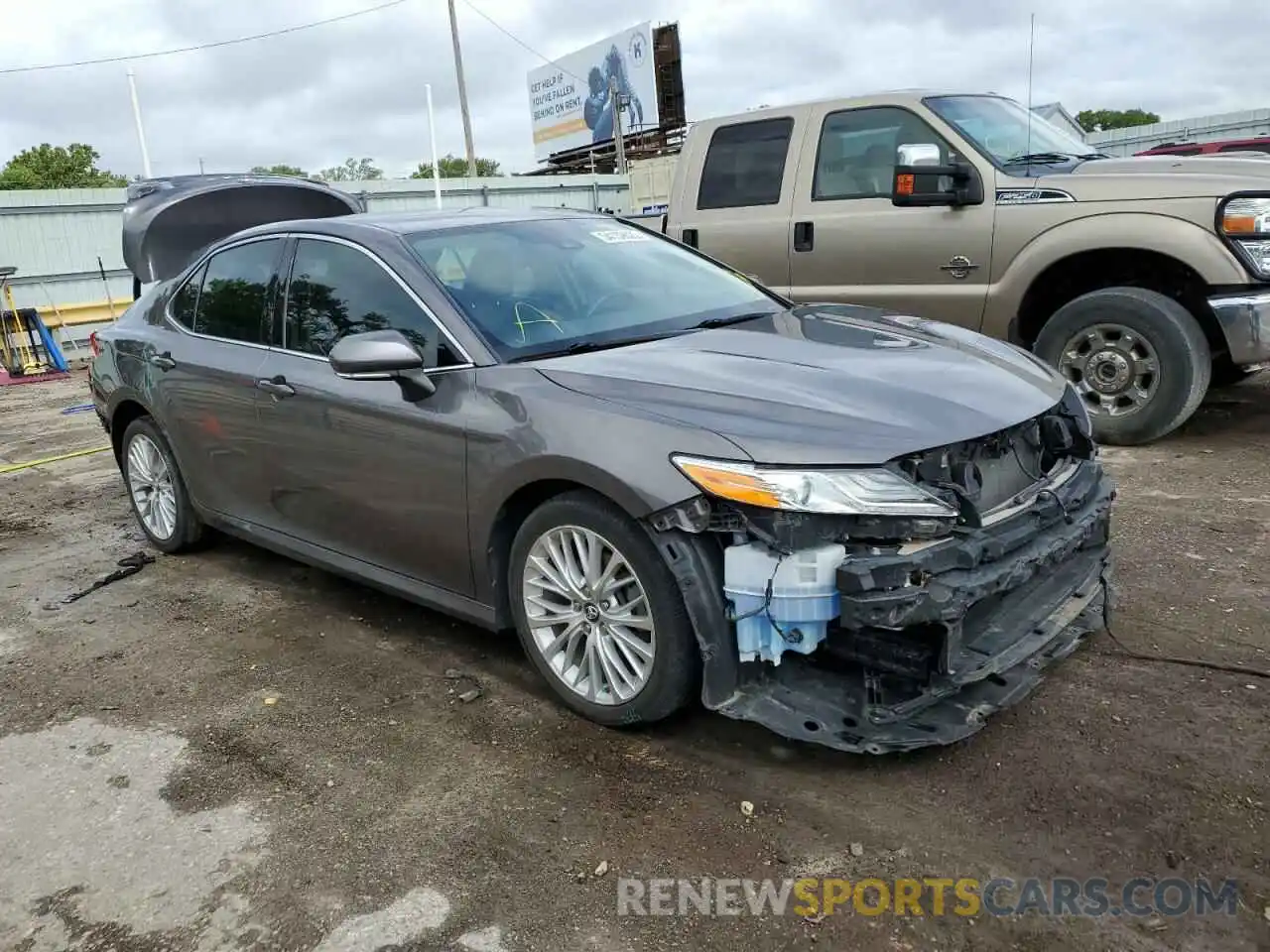 1 Photograph of a damaged car 4T1B11HK0KU190245 TOYOTA CAMRY 2019