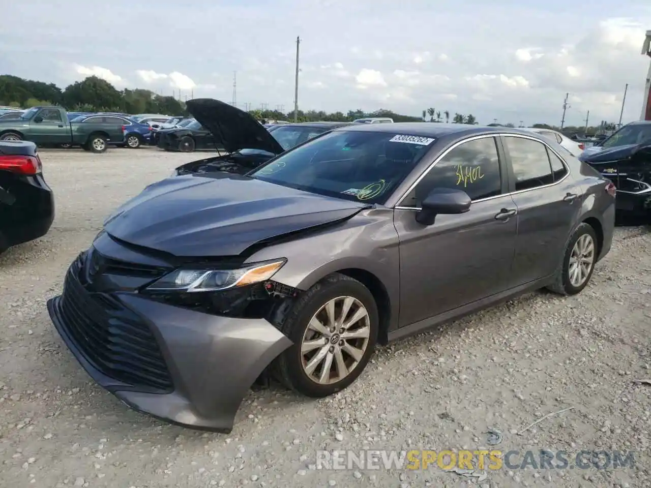 2 Photograph of a damaged car 4T1B11HK0KU190407 TOYOTA CAMRY 2019