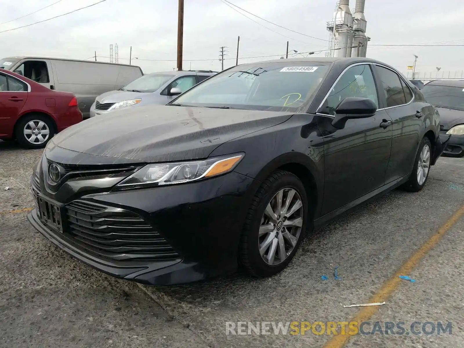 2 Photograph of a damaged car 4T1B11HK0KU193291 TOYOTA CAMRY 2019