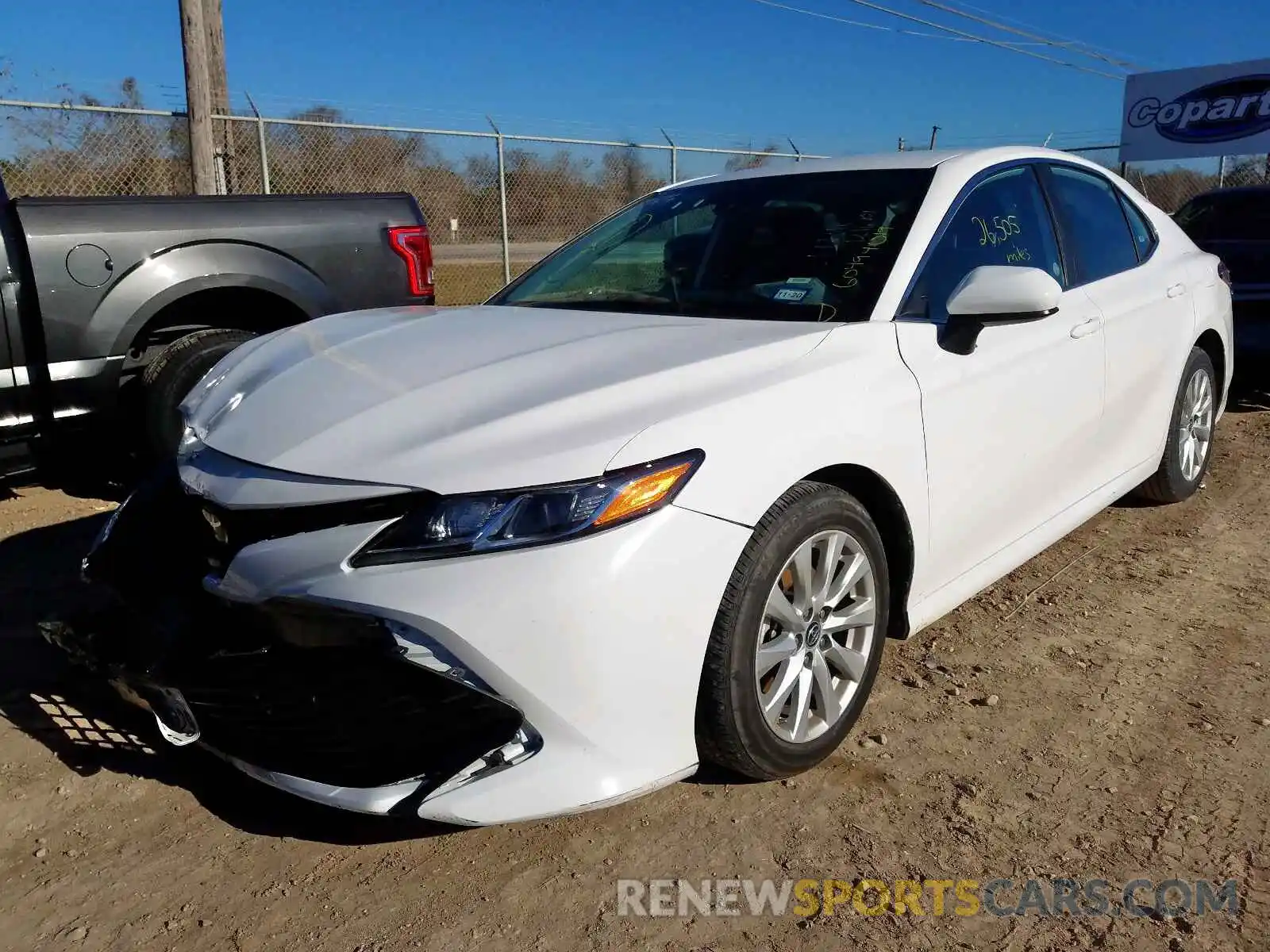 2 Photograph of a damaged car 4T1B11HK0KU193615 TOYOTA CAMRY 2019