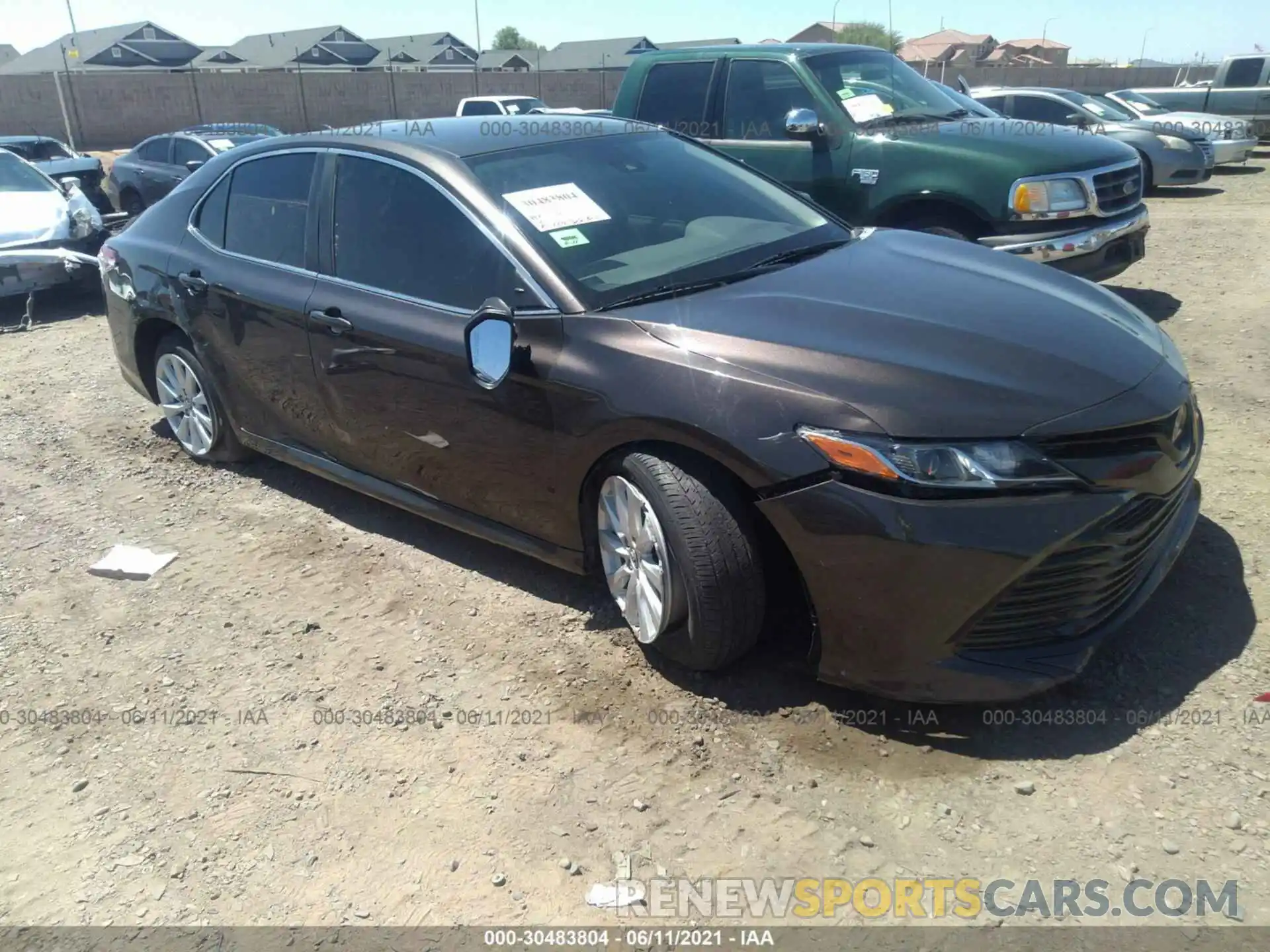 1 Photograph of a damaged car 4T1B11HK0KU193890 TOYOTA CAMRY 2019