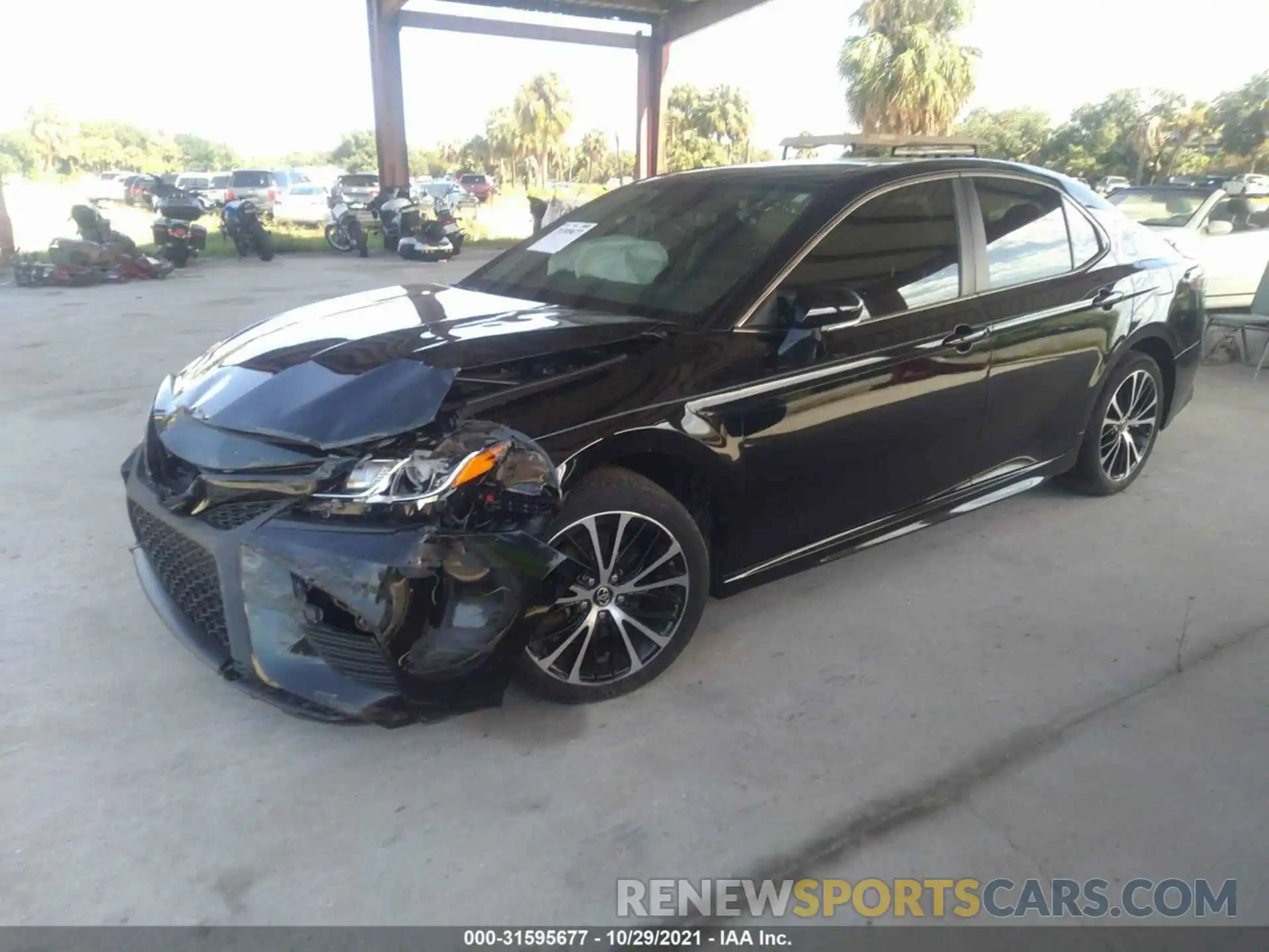 2 Photograph of a damaged car 4T1B11HK0KU196983 TOYOTA CAMRY 2019