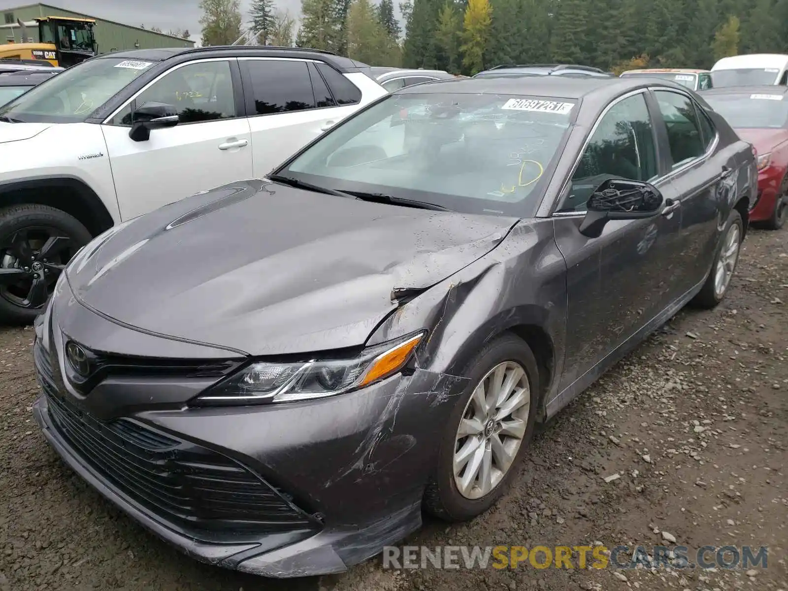 2 Photograph of a damaged car 4T1B11HK0KU197535 TOYOTA CAMRY 2019