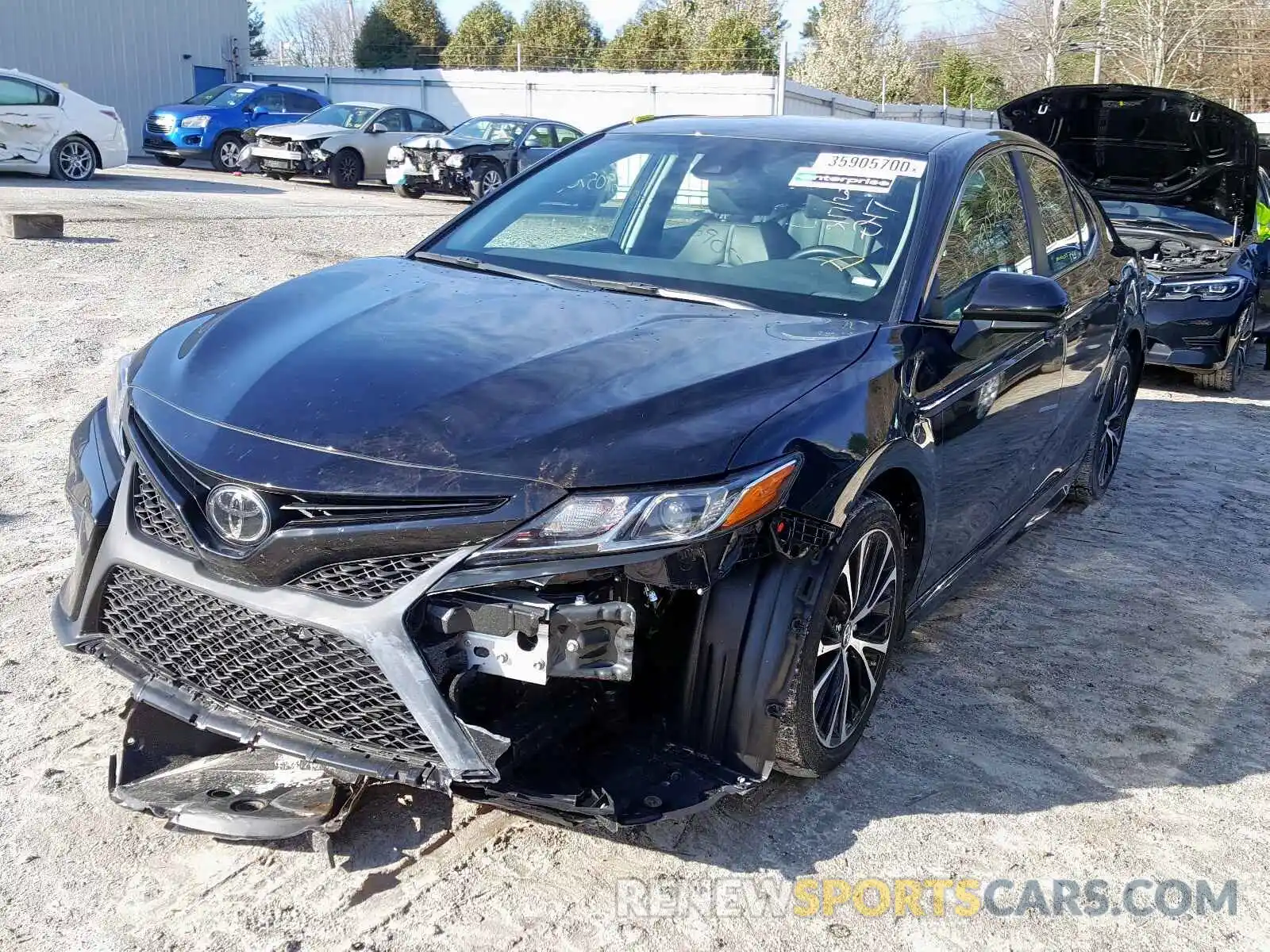 2 Photograph of a damaged car 4T1B11HK0KU197874 TOYOTA CAMRY 2019