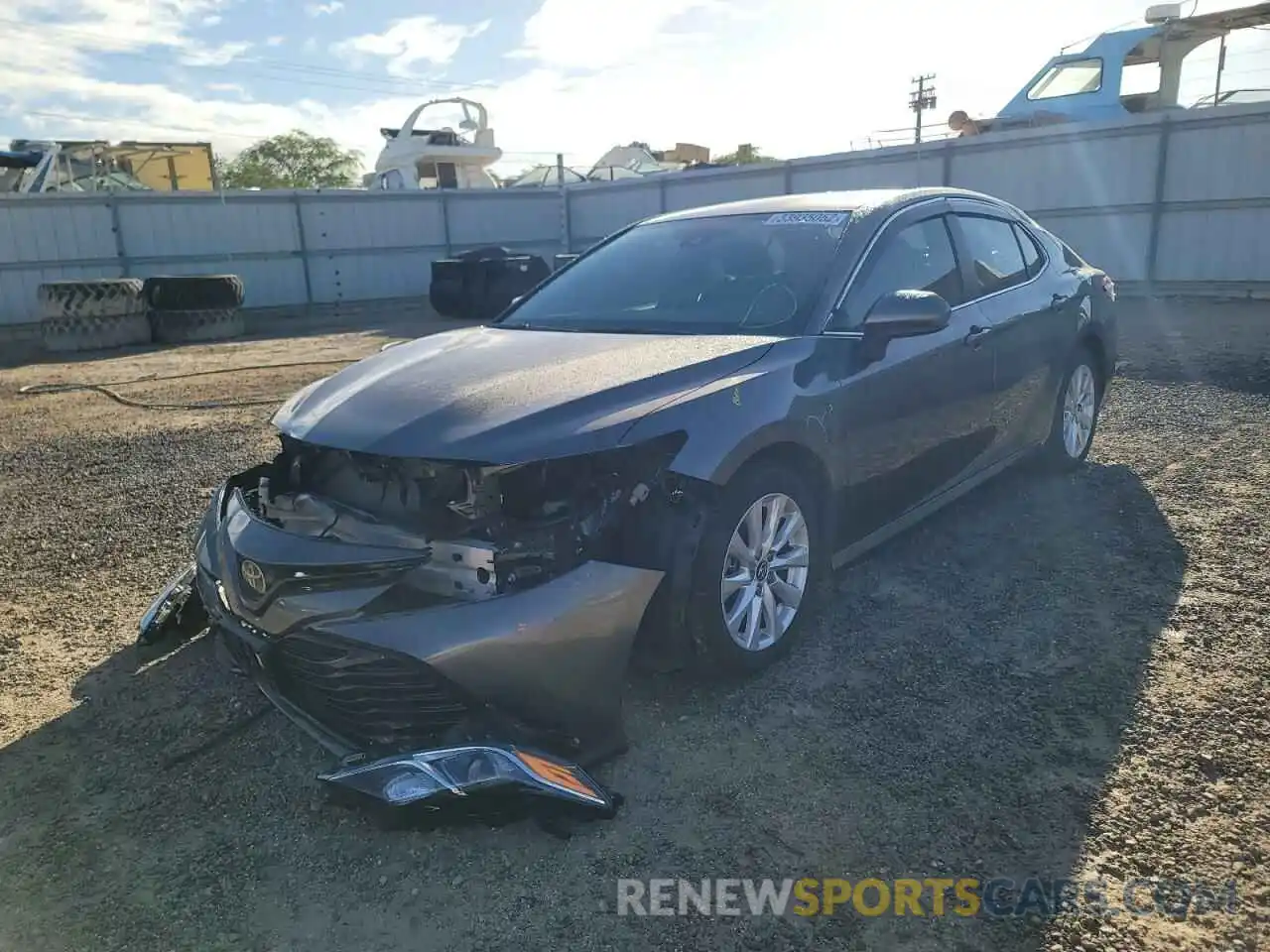 2 Photograph of a damaged car 4T1B11HK0KU198555 TOYOTA CAMRY 2019