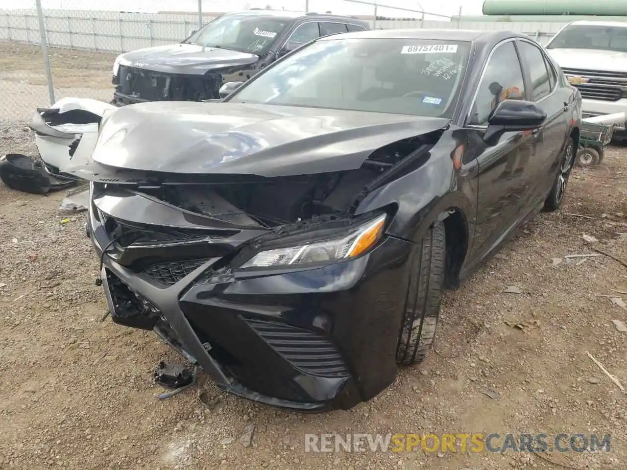 2 Photograph of a damaged car 4T1B11HK0KU199088 TOYOTA CAMRY 2019