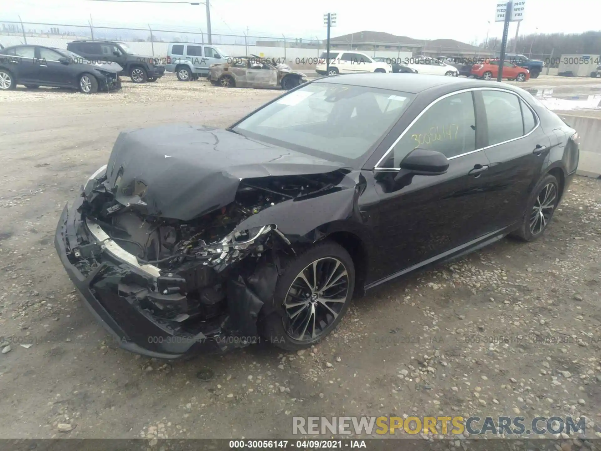 2 Photograph of a damaged car 4T1B11HK0KU199575 TOYOTA CAMRY 2019