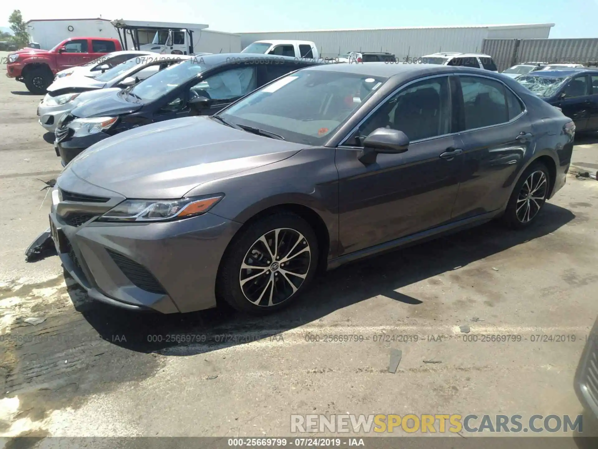 2 Photograph of a damaged car 4T1B11HK0KU200790 TOYOTA CAMRY 2019