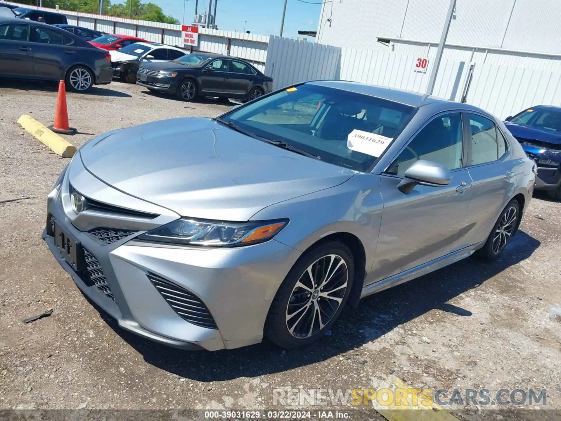 2 Photograph of a damaged car 4T1B11HK0KU202684 TOYOTA CAMRY 2019