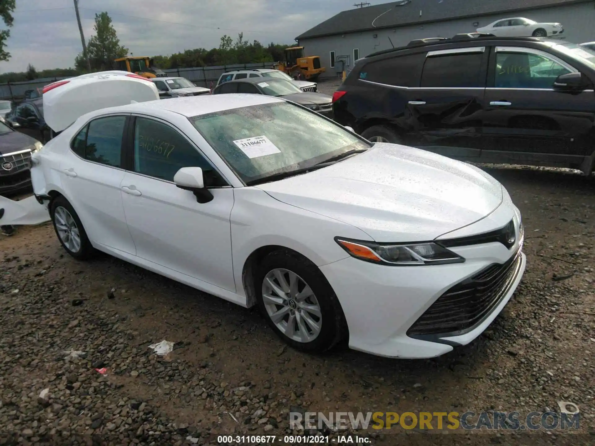 1 Photograph of a damaged car 4T1B11HK0KU204497 TOYOTA CAMRY 2019