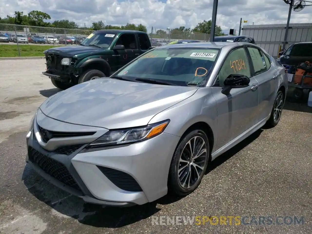 2 Photograph of a damaged car 4T1B11HK0KU204841 TOYOTA CAMRY 2019