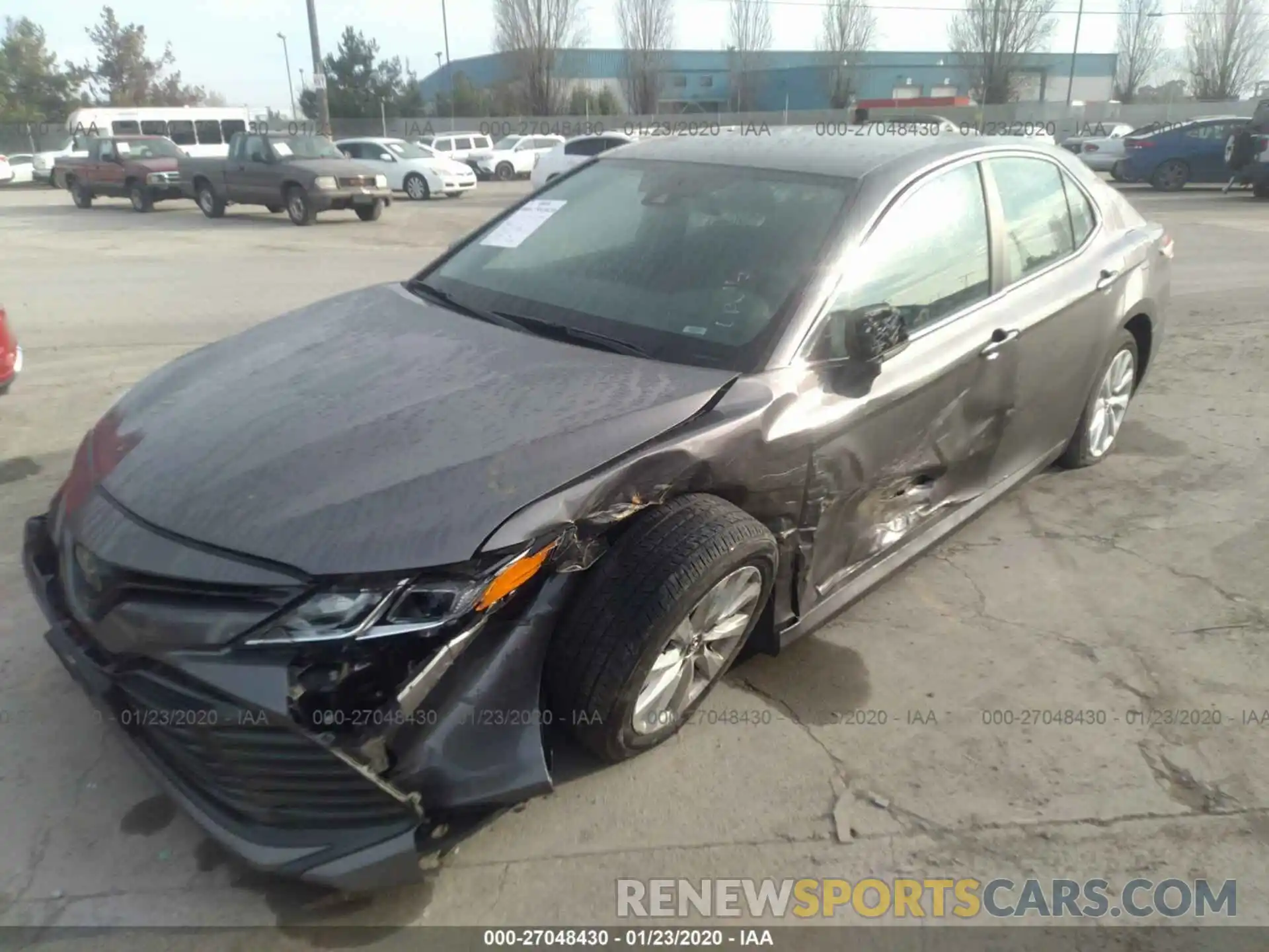 2 Photograph of a damaged car 4T1B11HK0KU205651 TOYOTA CAMRY 2019