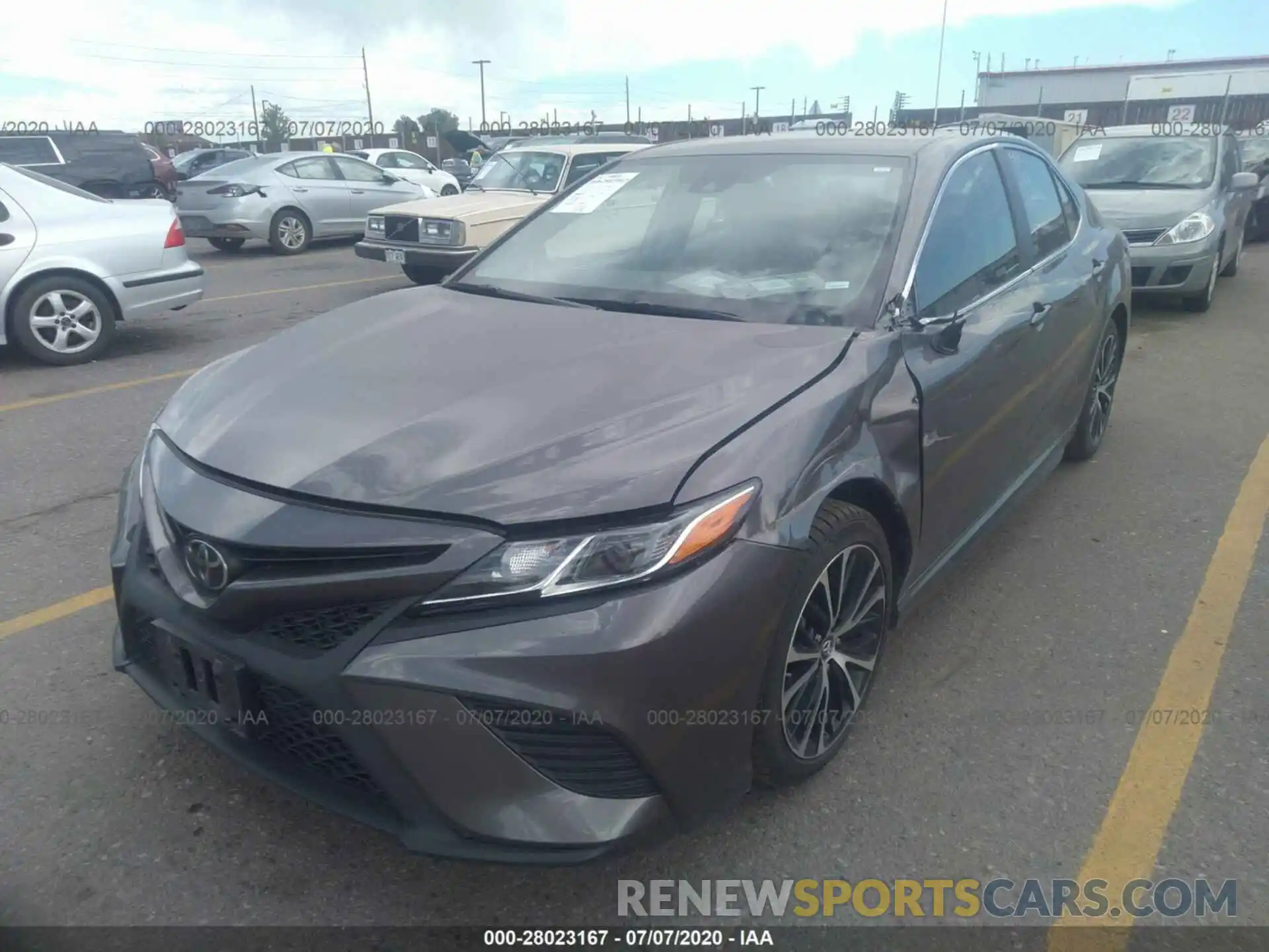 2 Photograph of a damaged car 4T1B11HK0KU206587 TOYOTA CAMRY 2019